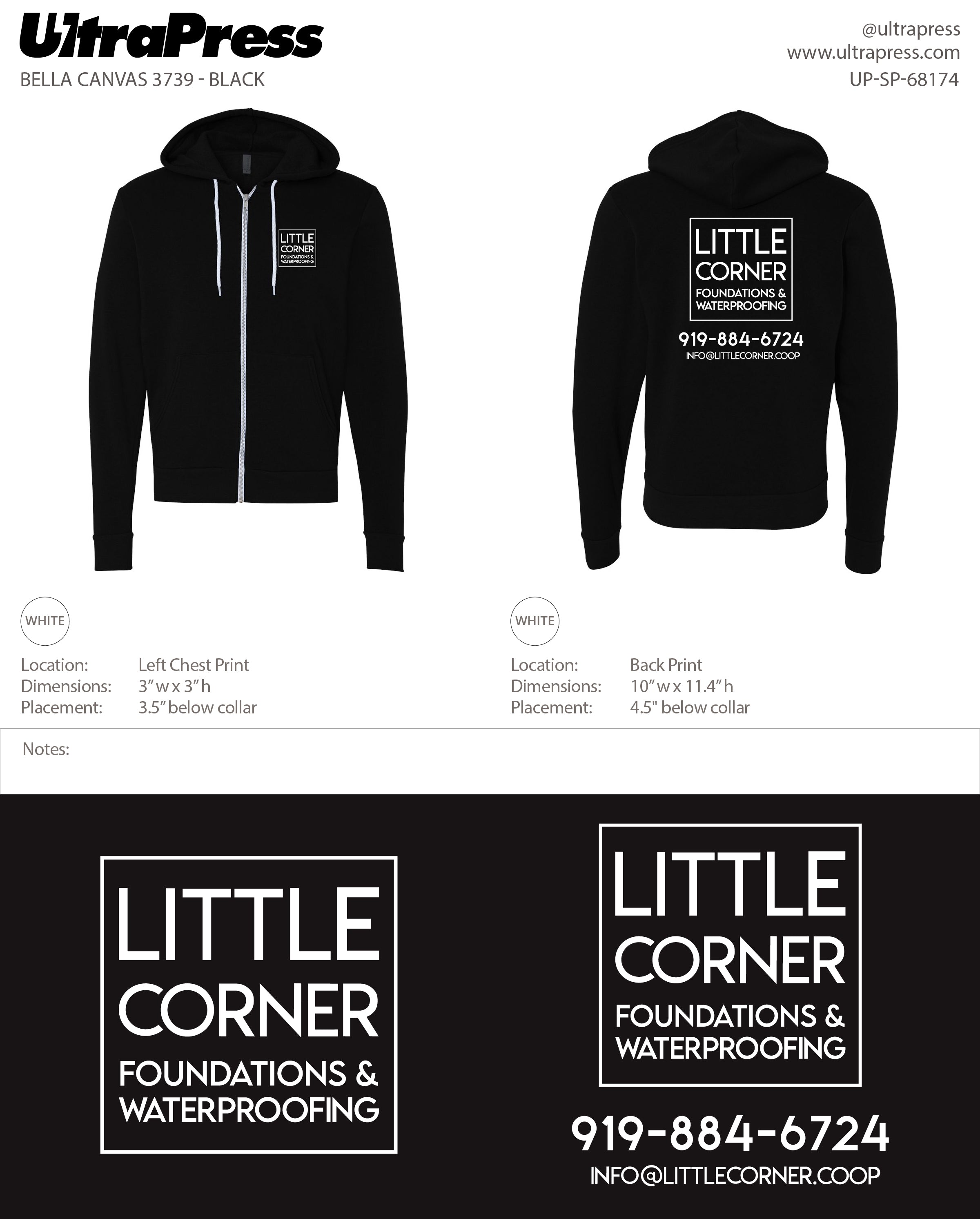 UP-SP-68174 Little Corner Foundations & Waterproofing (White Ink) - Jasmine 24 Min Qty (Bulk)