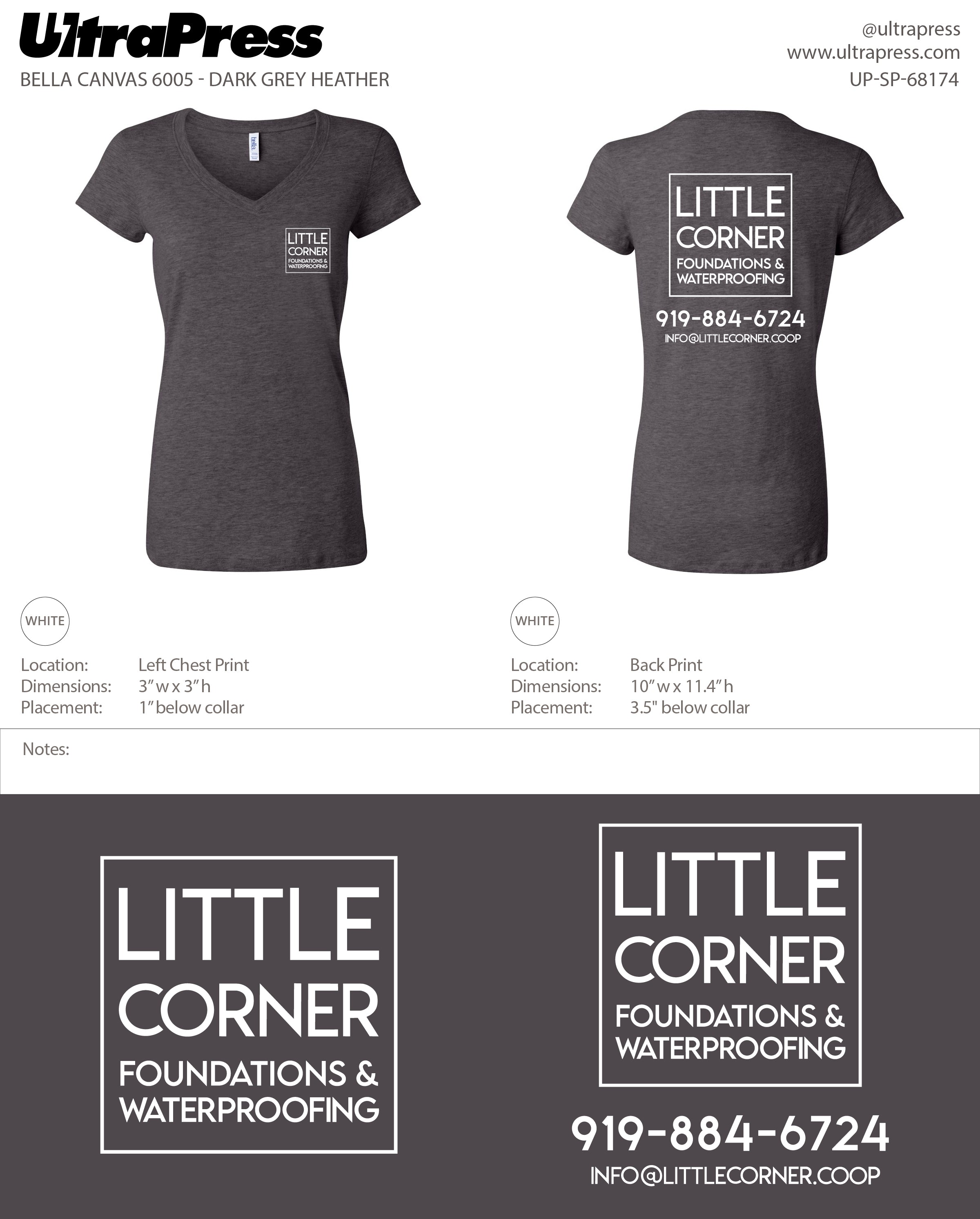 UP-SP-68174 Little Corner Foundations & Waterproofing (White Ink) - Jasmine 24 Min Qty (Bulk)