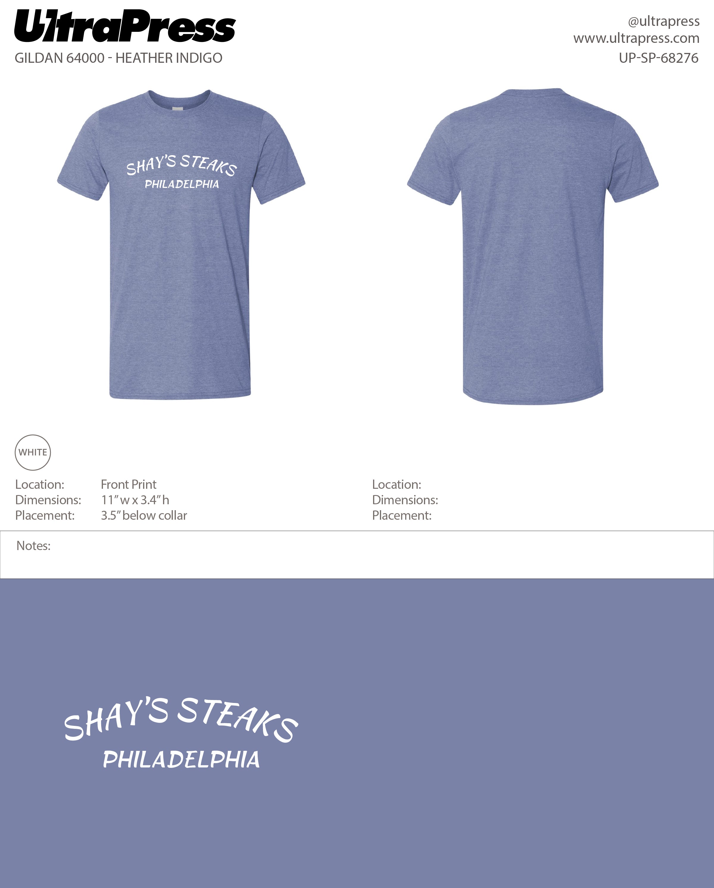 UP-SP-68276 Shay's Philadelphia - Scott Diclaudio 100 Min Qty (Bulk)