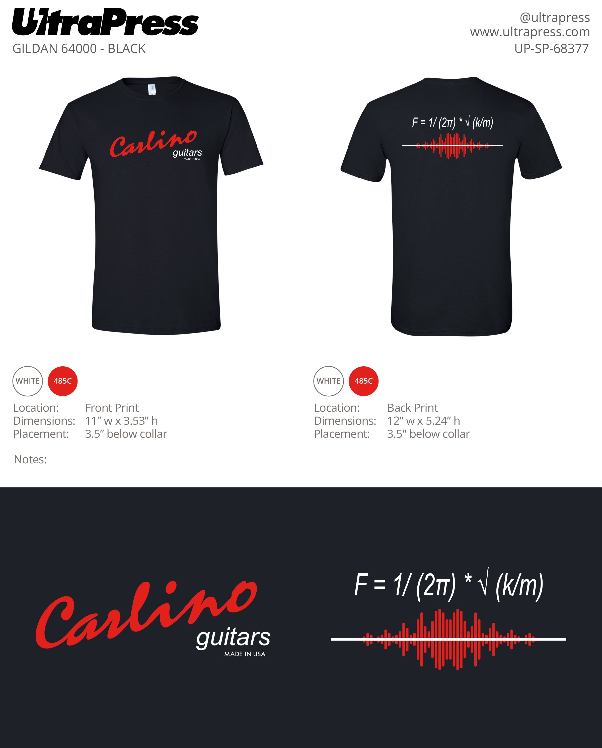 UP-SP-68377 Carlino Guitars - Eddie 100 Min Qty (Bulk)