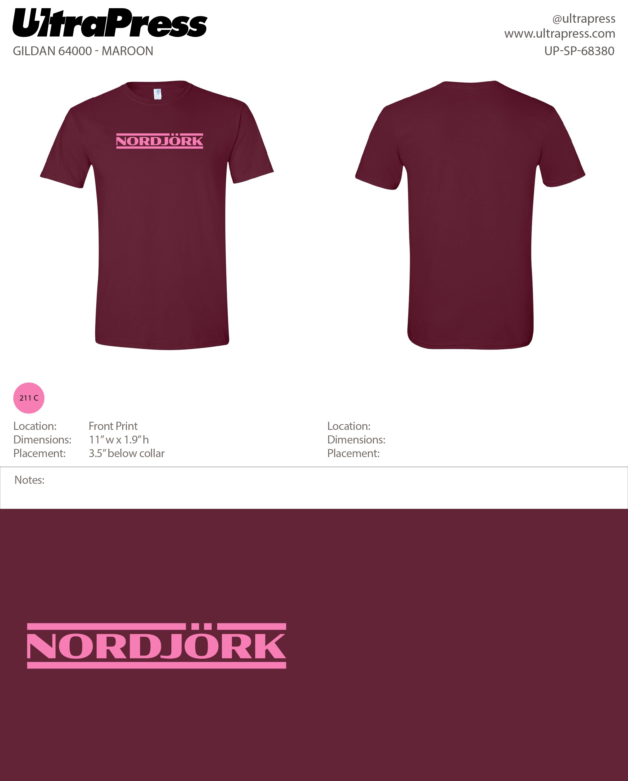 UP-SP-68380 Nordjork - Jennifer Vona 100 Min Qty (Bulk)