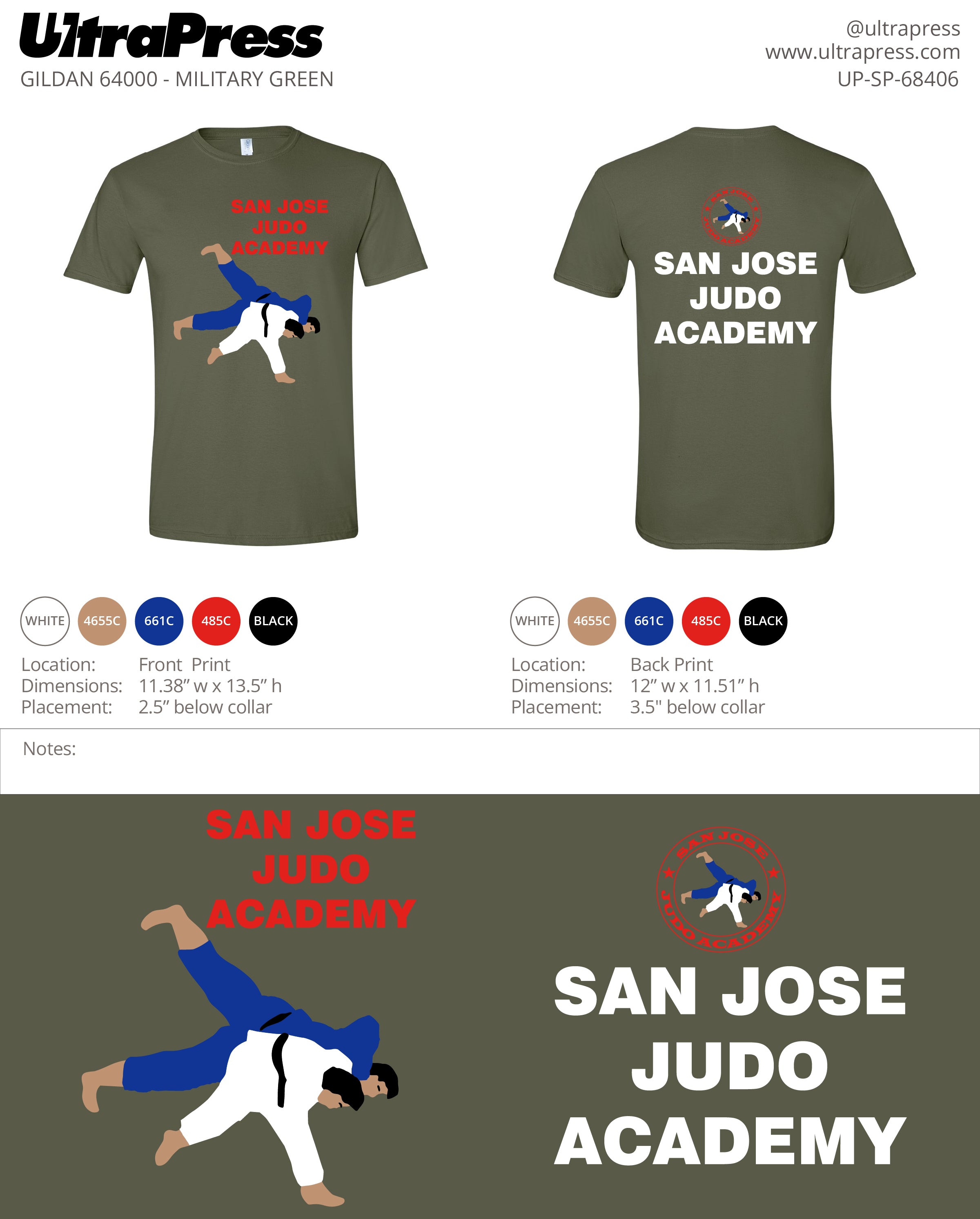 UP-SP-68406 San Jose Judo Academy - Thuymy Nguyen 48 Min Qty (Bulk)