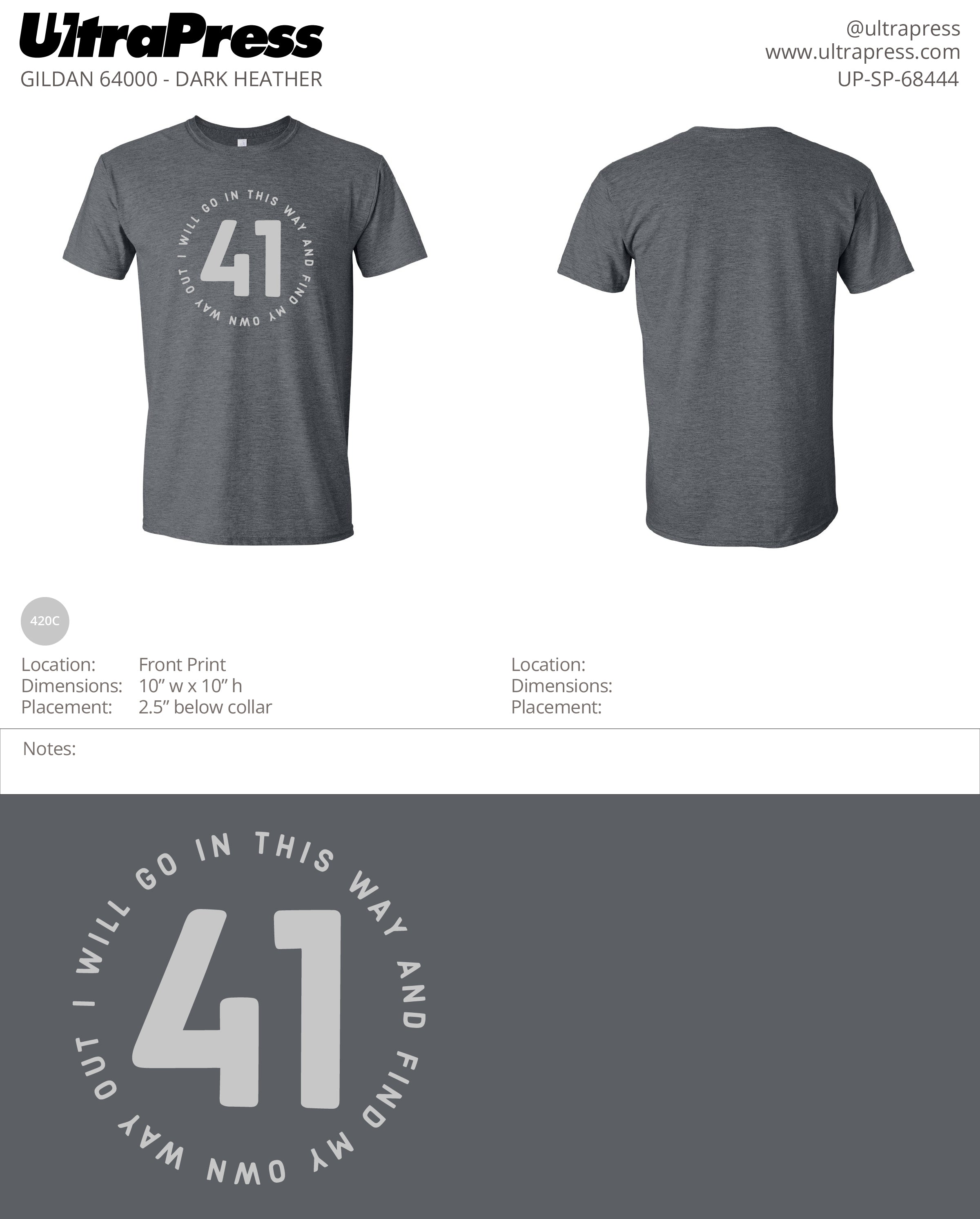 UP-SP-68444 41 Round Final - Nathaniel Shoshan 100 Min Qty (Bulk)