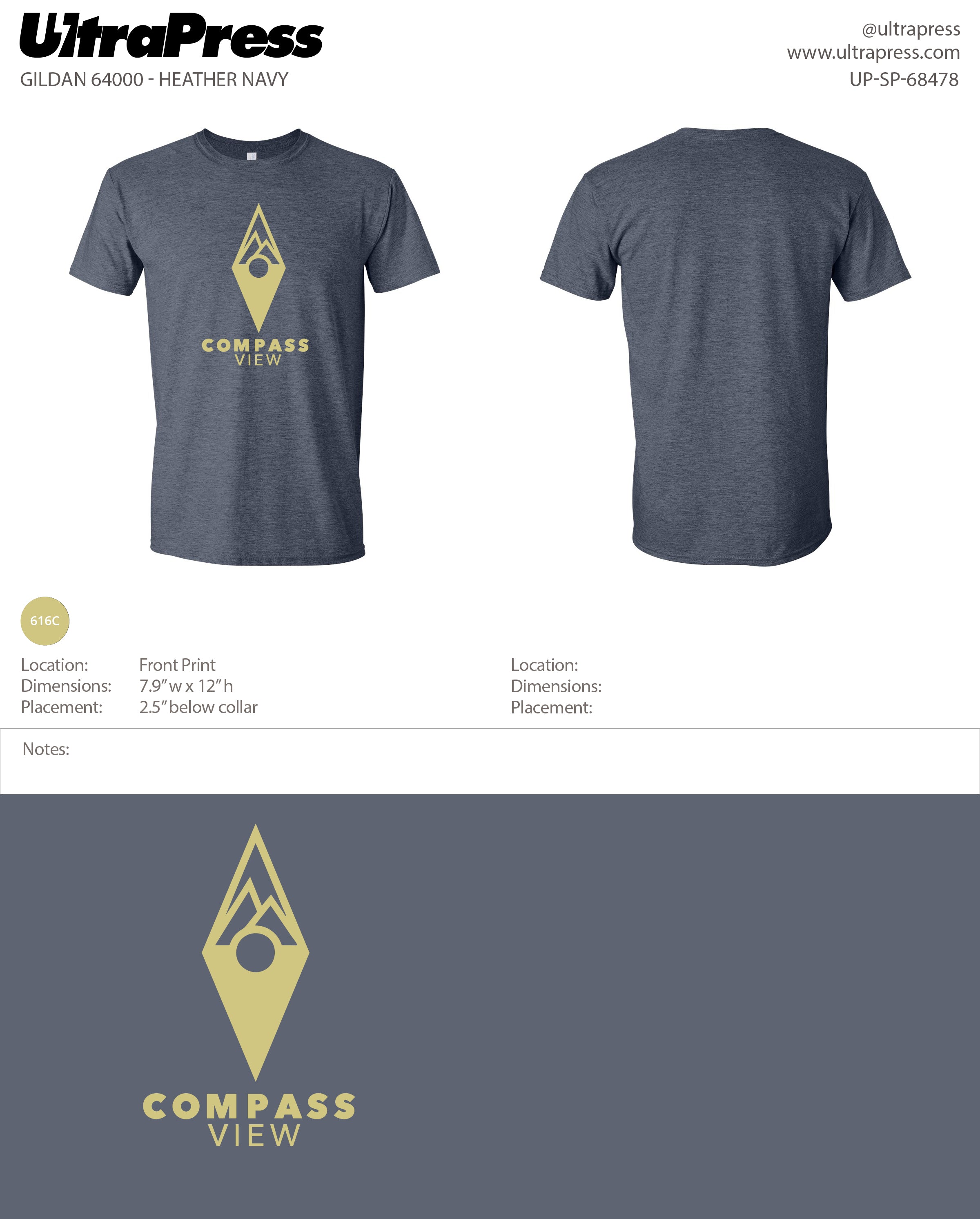 UP-SP-68478 Compass View - Justin Cook 100 Pieces Package (Bulk)