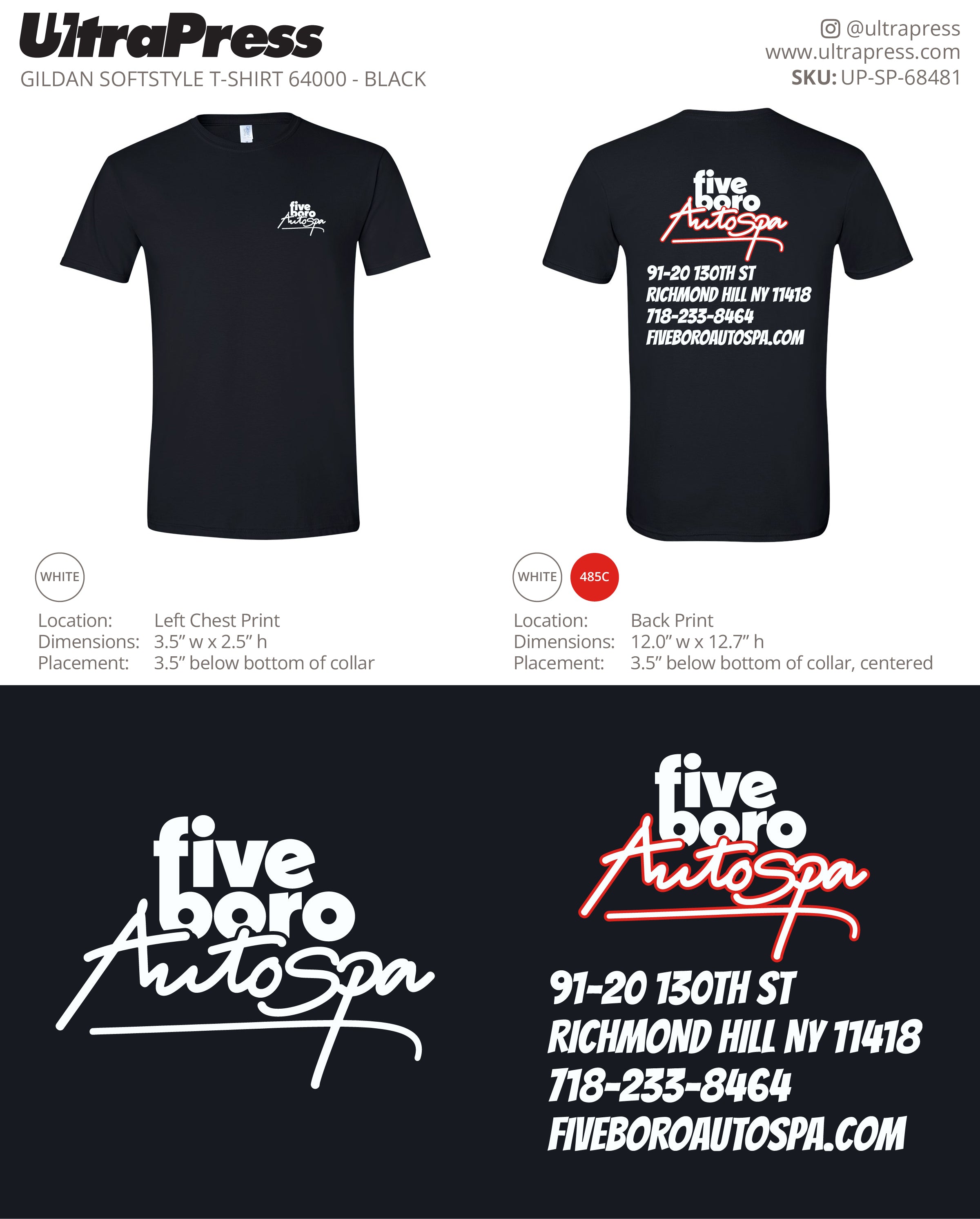 UP-SP-68481 Five Boro Auto Spa - Harry Toor 100 Pieces Package (Bulk)