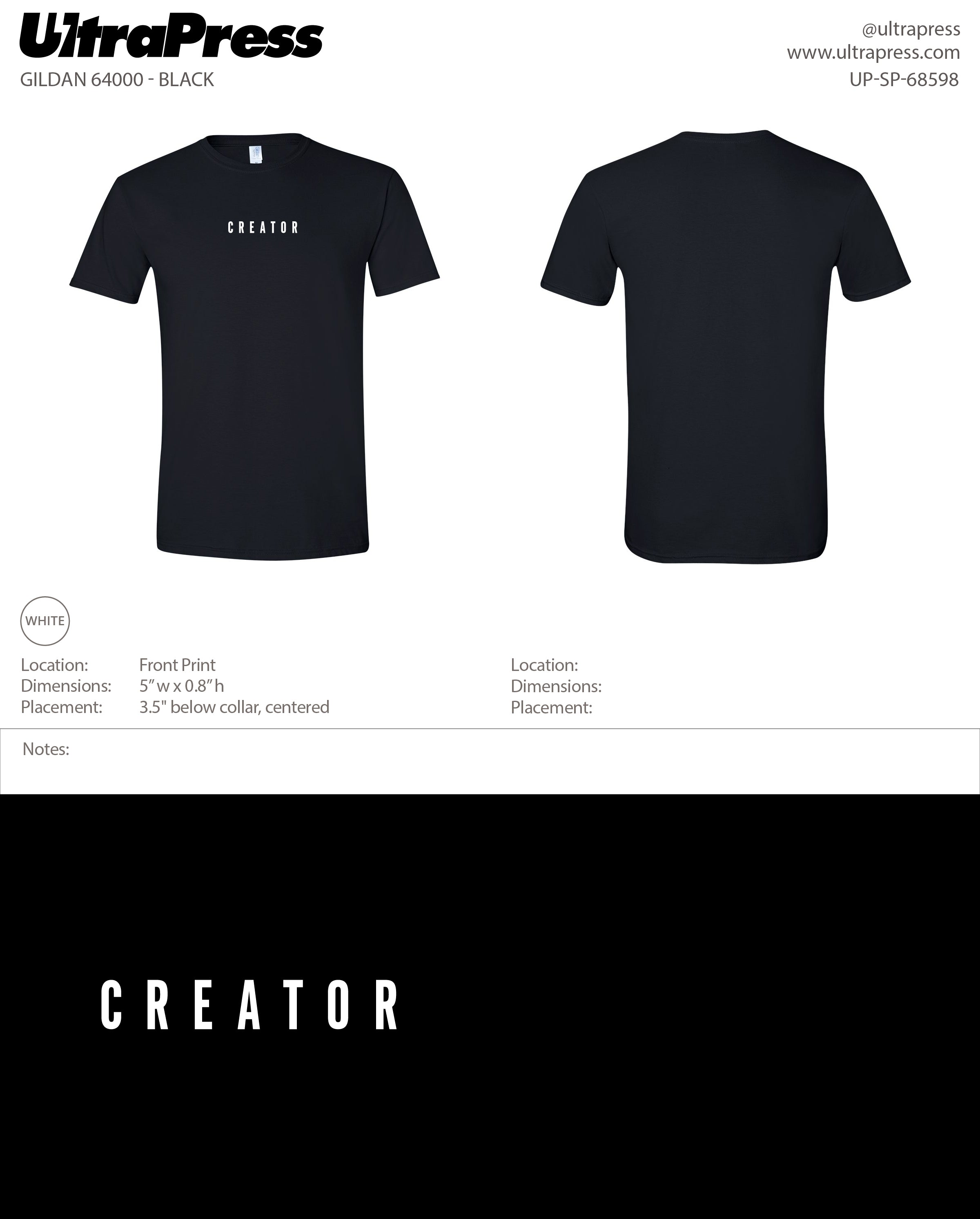 UP-SP-68598 Creator - Webb Travis 100 Min Qty (Bulk)