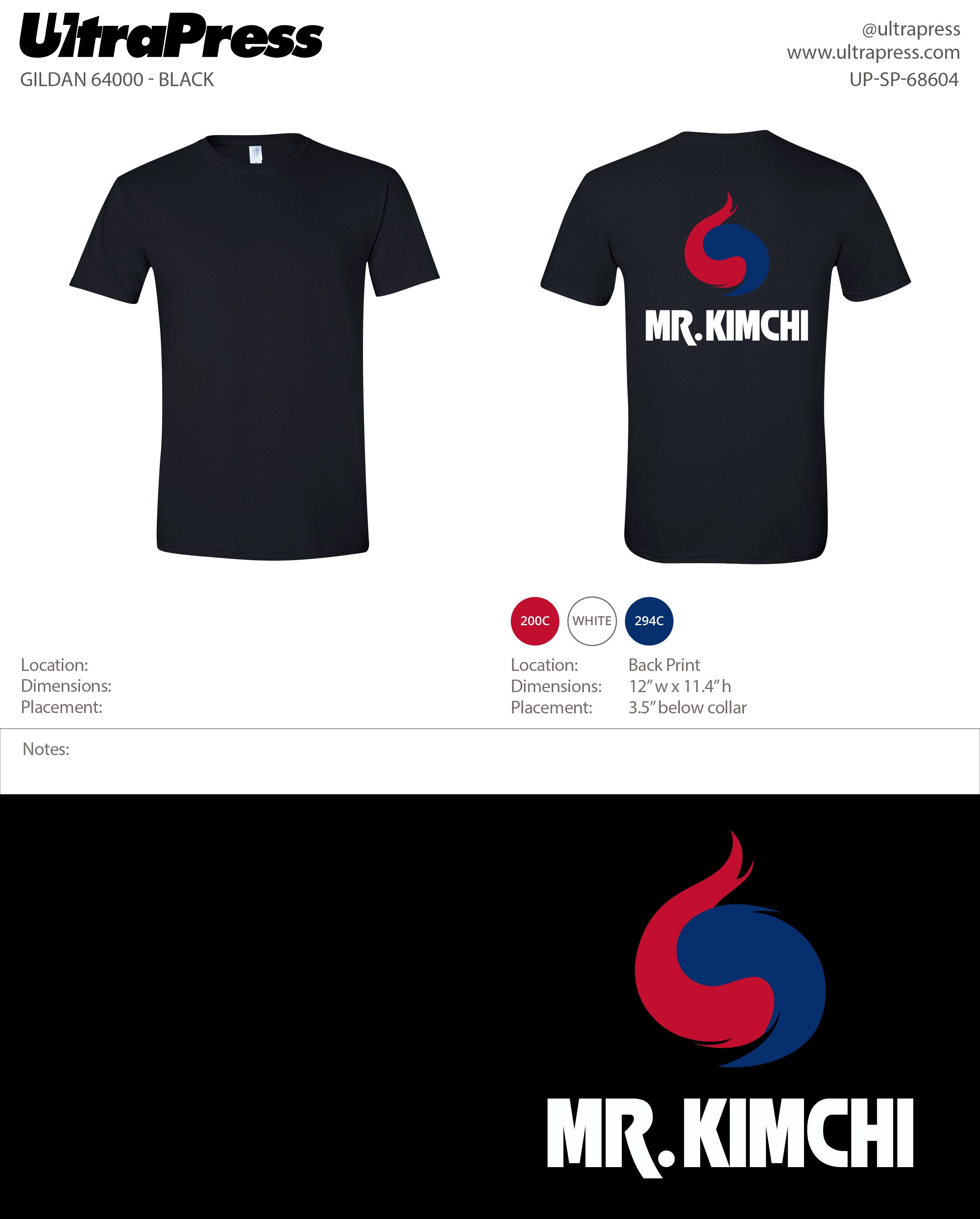 UP-SP-68604 Mr. Kimchi - Tai Park 100 Pieces Package (Bulk)