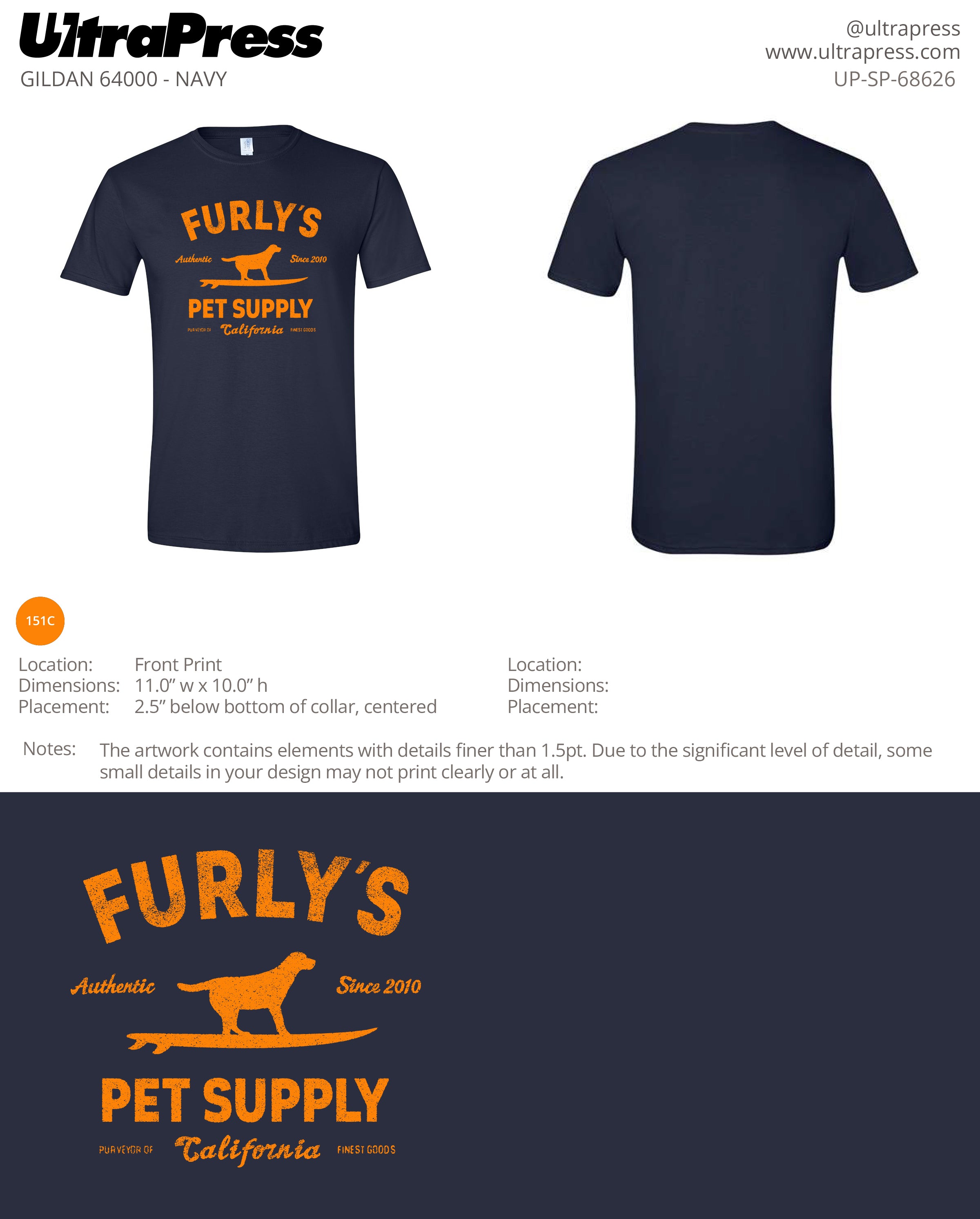 UP-SP-68626 Furly’s Pet Supply - Geoff Schroer 100 Min Qty (Bulk)