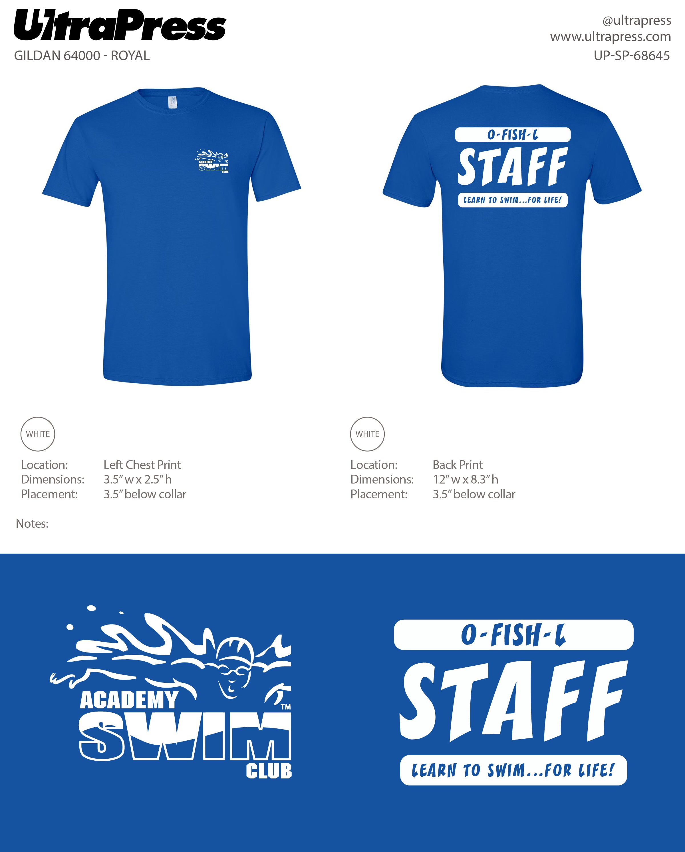 UP-SP-68645 Academy Swim Club - Dakota Miller 100 Min Qty (Bulk)