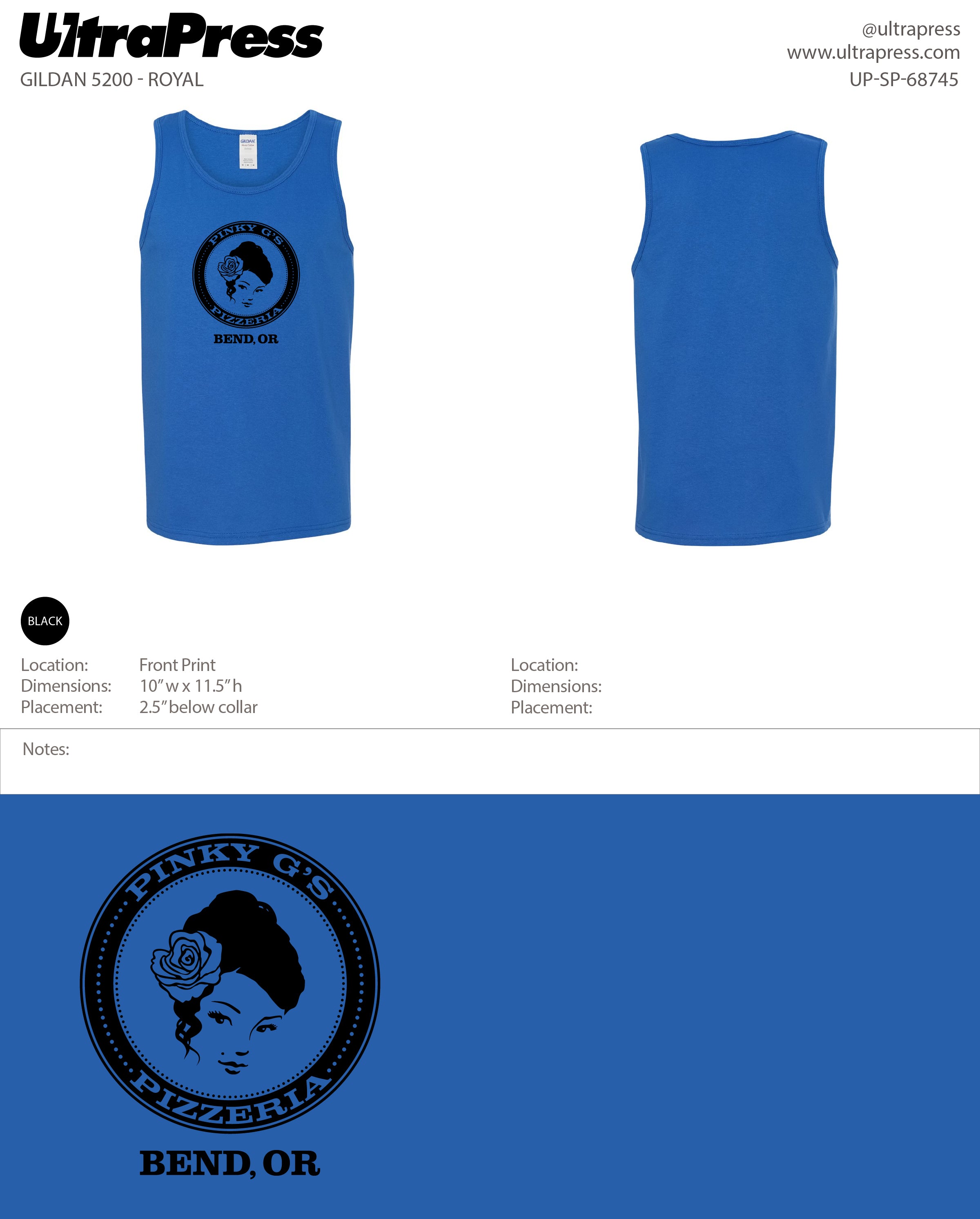 UP-SP-68745 Pinky G's Tank Tops - Adam Hoff 24 Min Qty (Bulk)