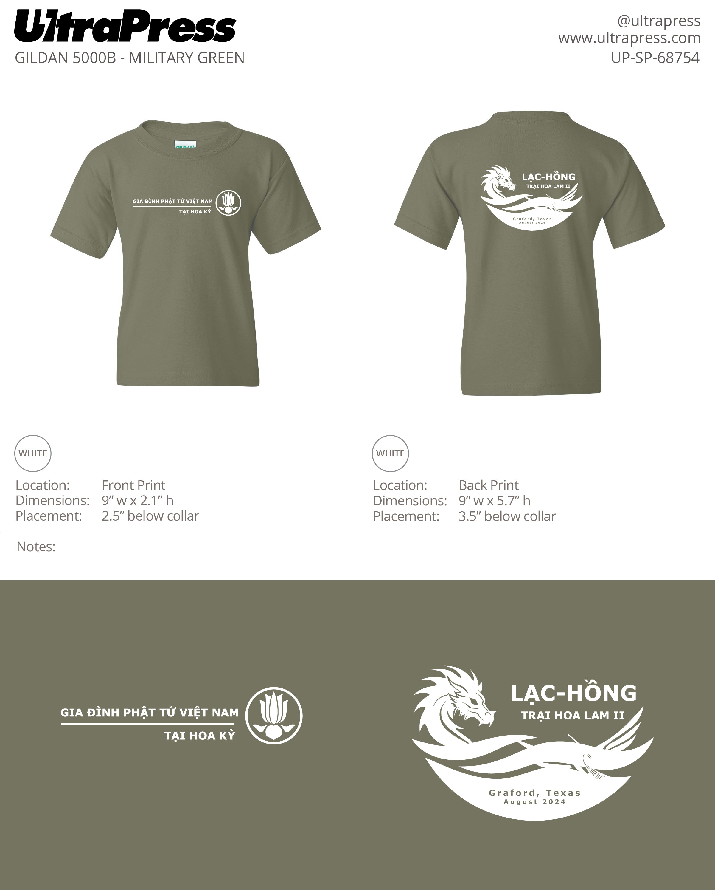 UP-SP-68754 Tai Hoa Ky - Van Nguyen 24 Min Qty (Bulk) YOUTH