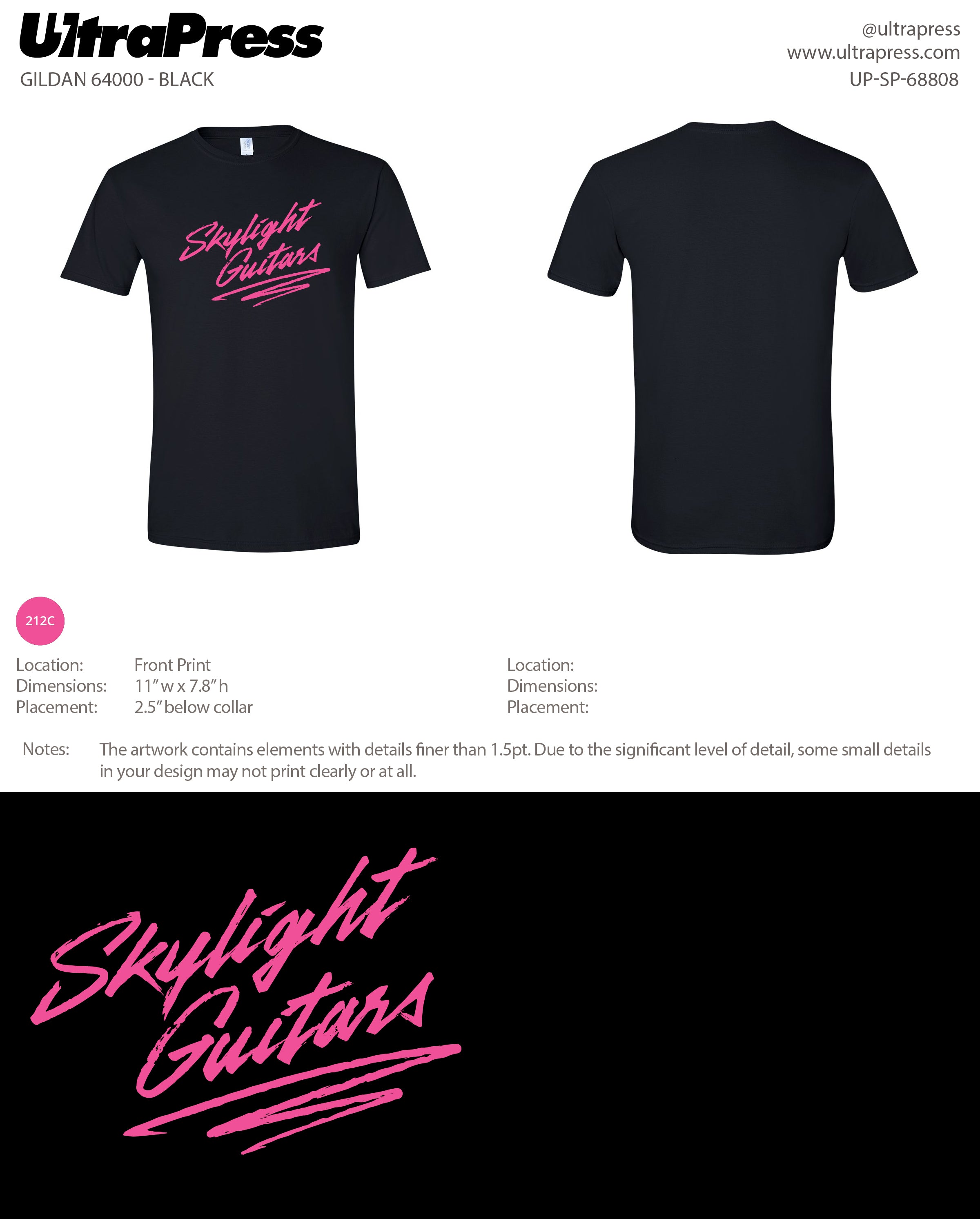 UP-SP-68808 Starlight Guitars - Jon Coley - 100 Min Qty (Bulk - PICKUP)