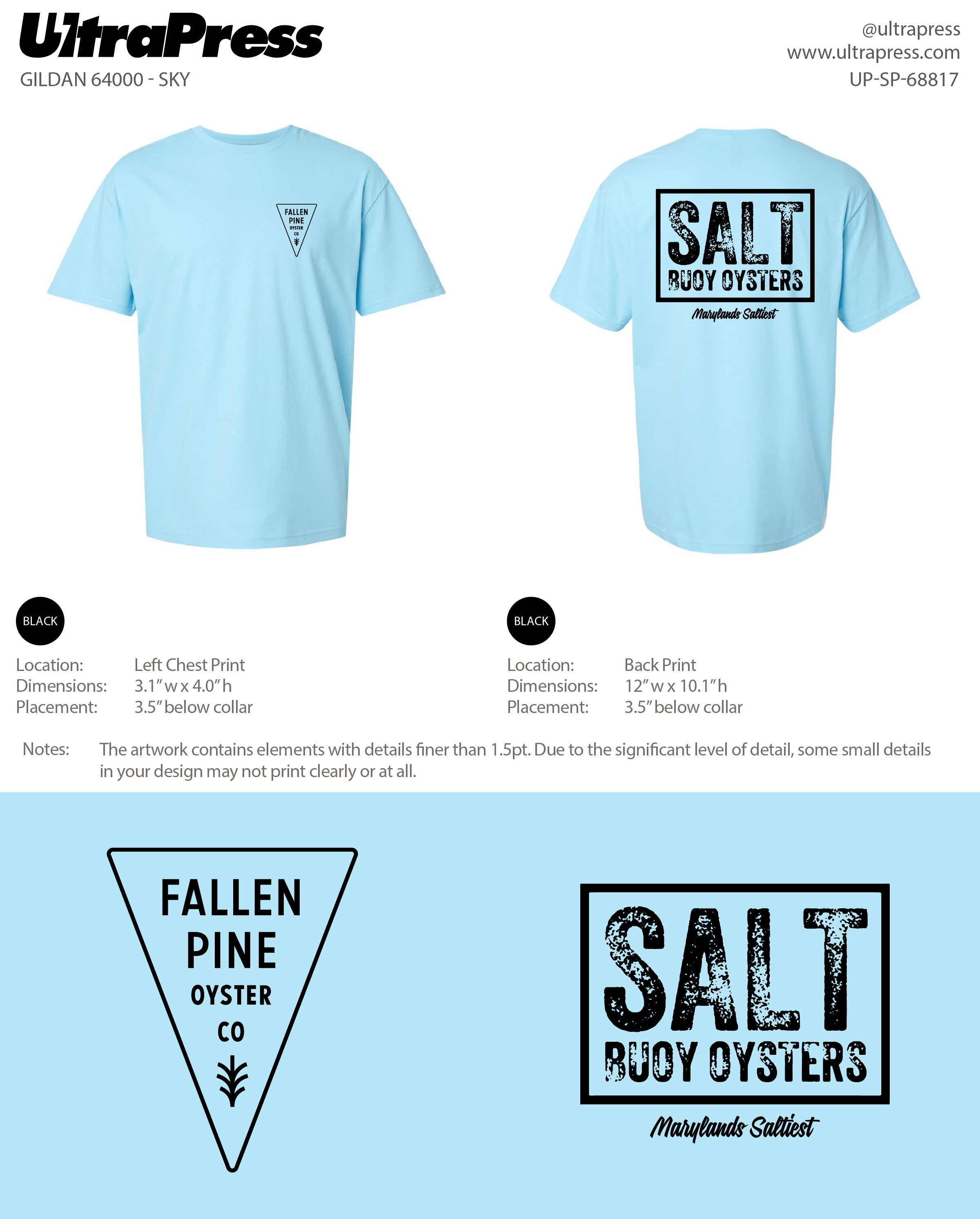 UP-SP-68817 Salt Buoy Oysters - Daniel Worrell 100 Pieces Package (Bulk)