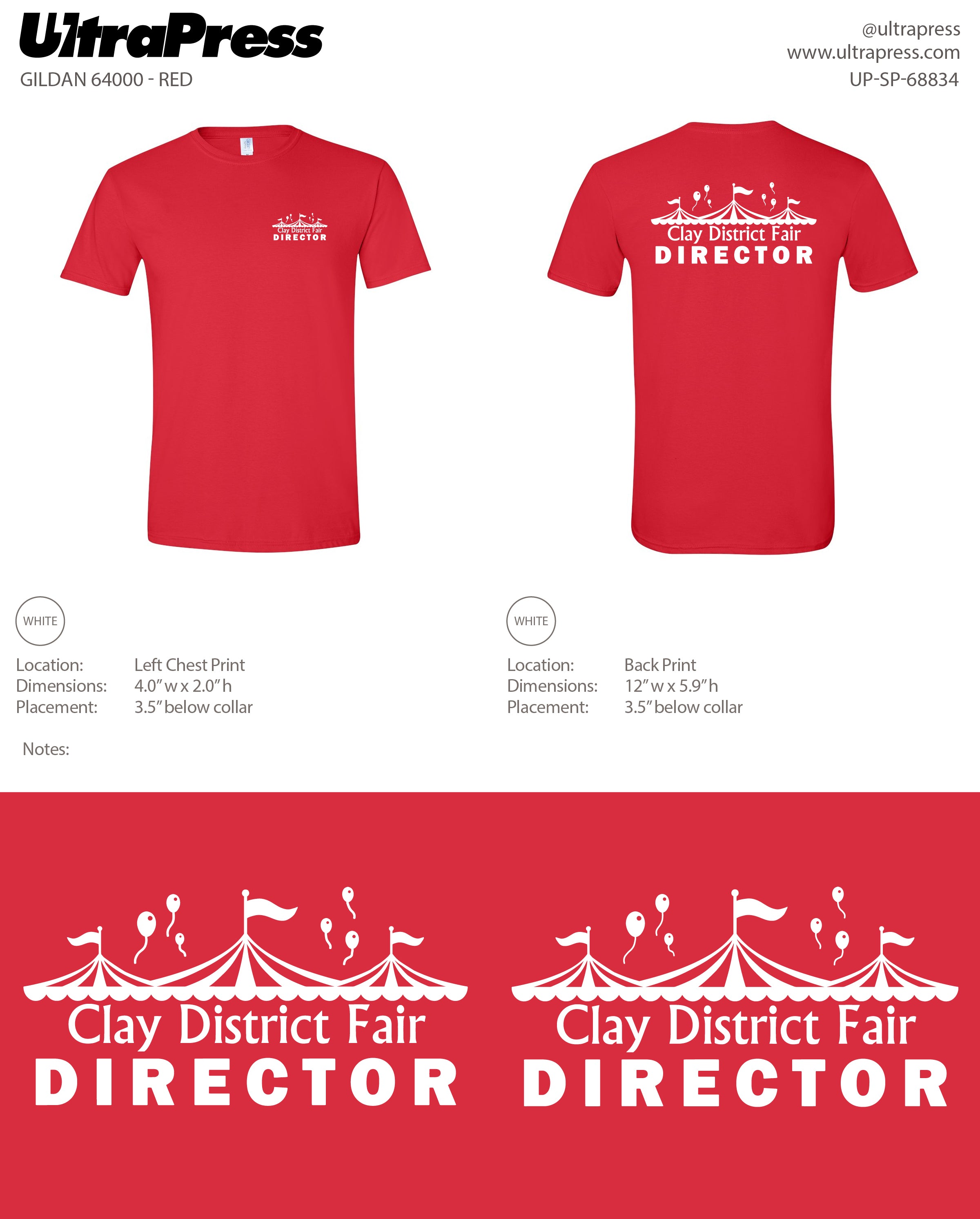 UP-SP-68834 Clay District Fair - Volunteers 100 Min Qty (Bulk)