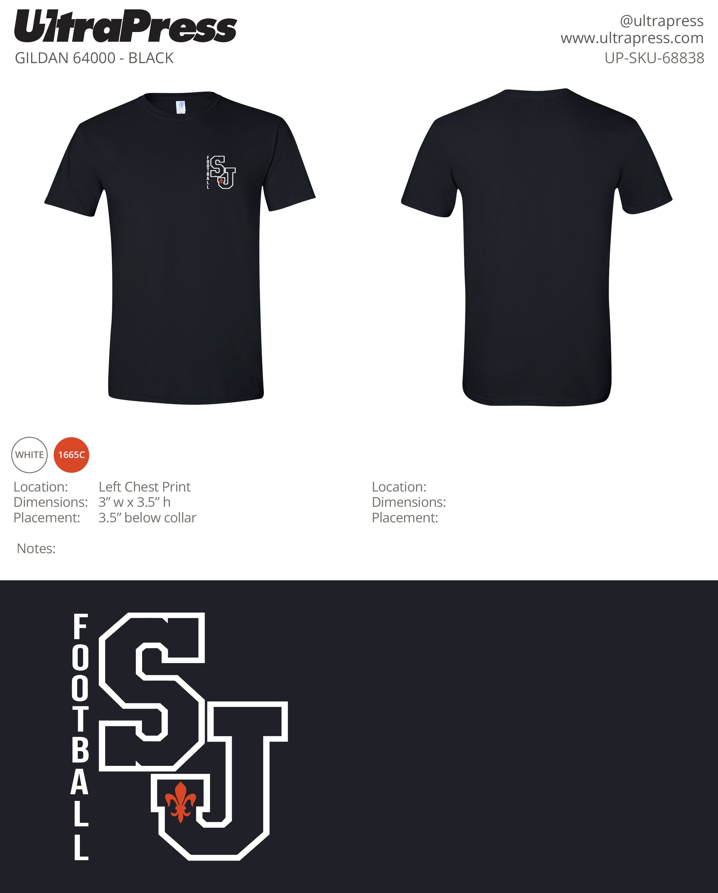 UP-SP-68838 SJ Football Parents Shirt - July 2024 - Tim Loya (Bulk RUSH - 100 Min Qty)