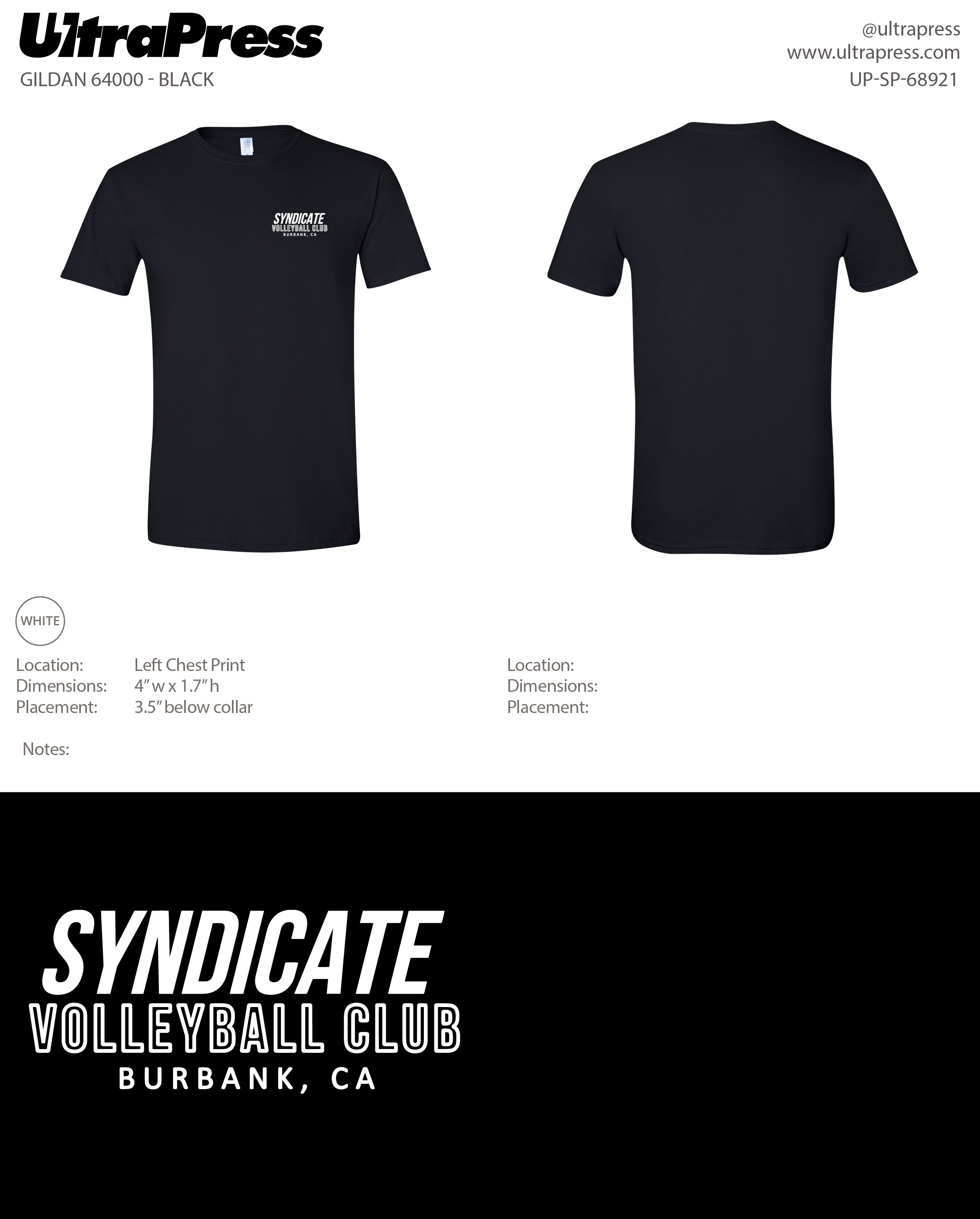 UP-SP-68921 Syndicate Volleyball - Michael James 100 Min Qty (Bulk)