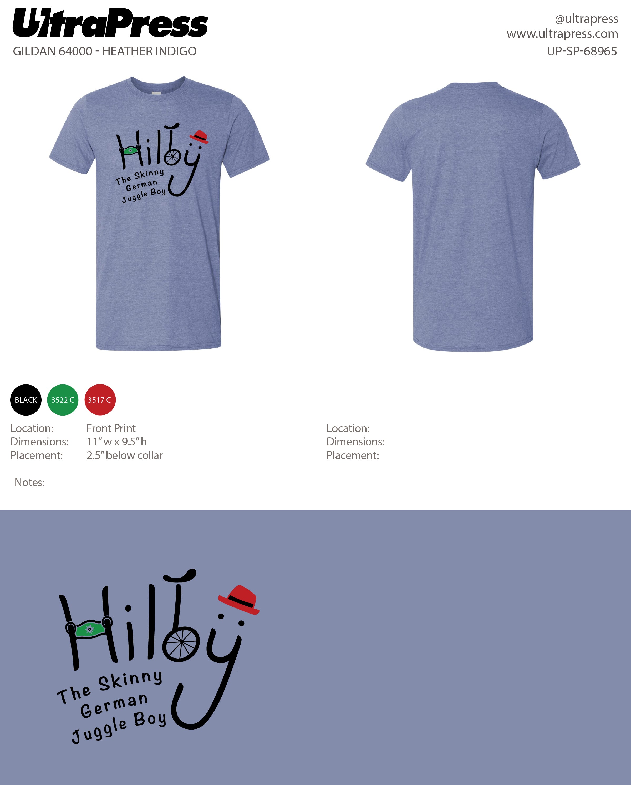 UP-SP-68965 Hilby - Michael Hilby 100 Min Qty (Bulk)