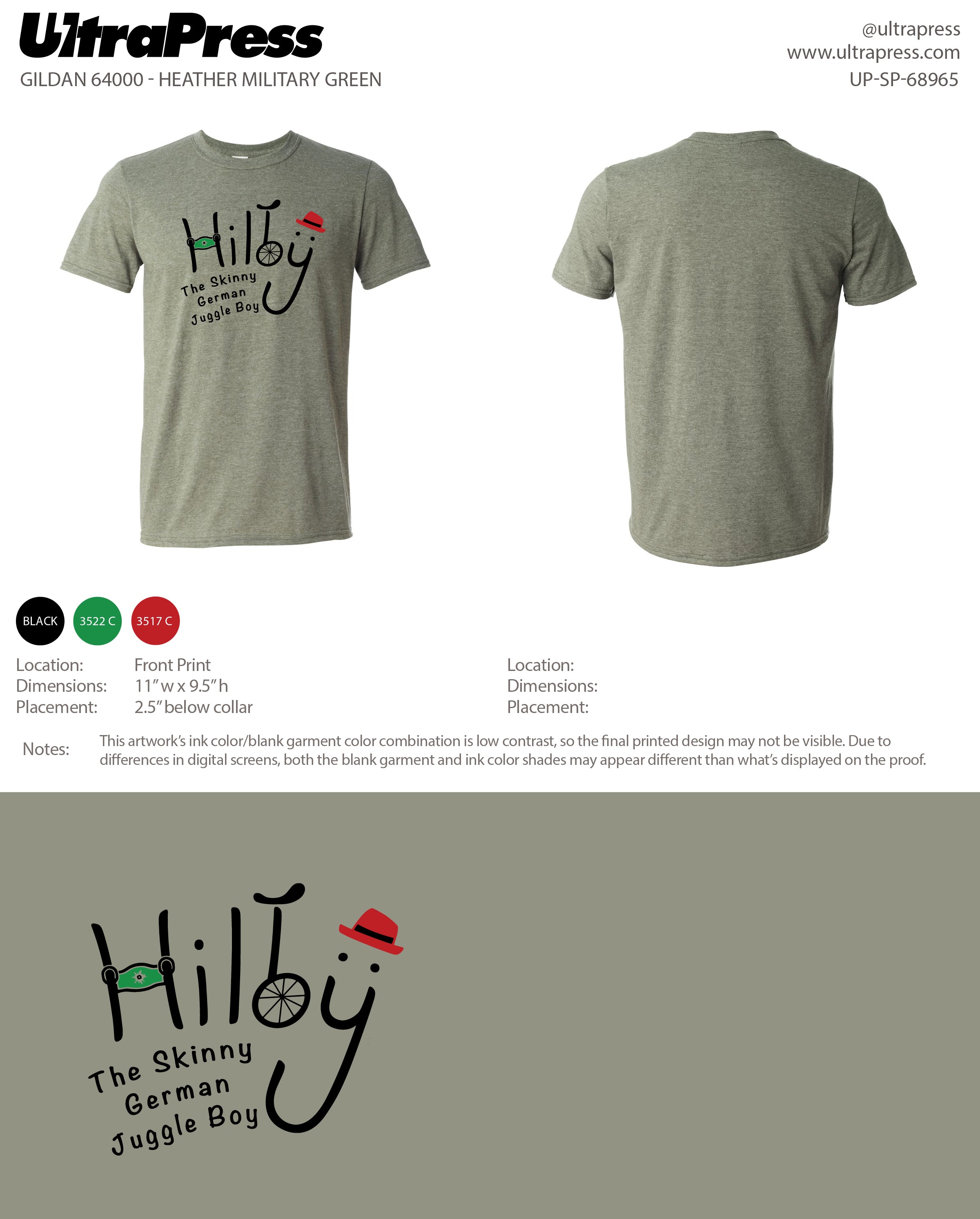 UP-SP-68965 Hilby - Michael Hilby 100 Min Qty (Bulk)