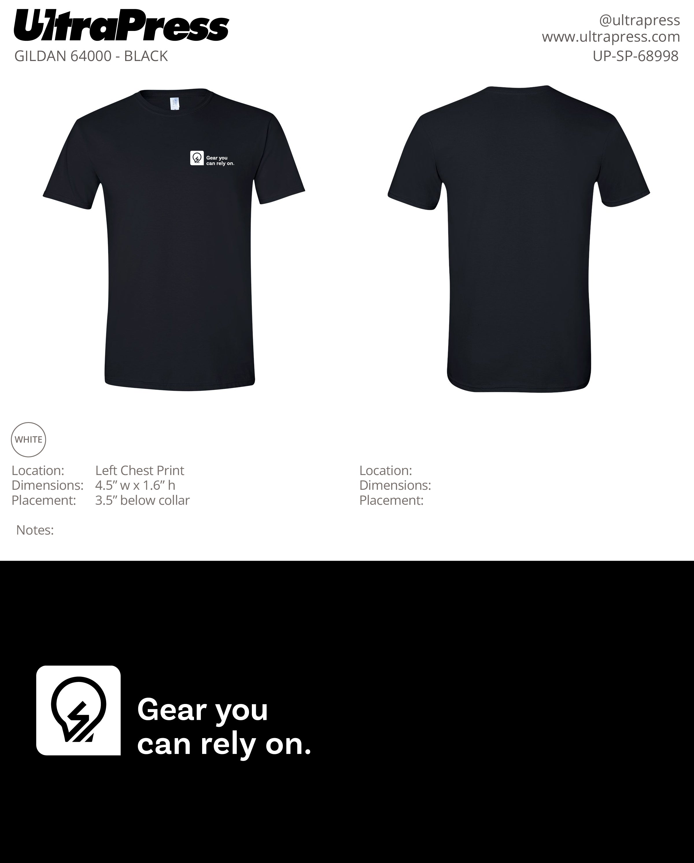 UP-SP-68998 Gear You Can Rely On - Adam Richlin 100 Min Qty (Bulk)