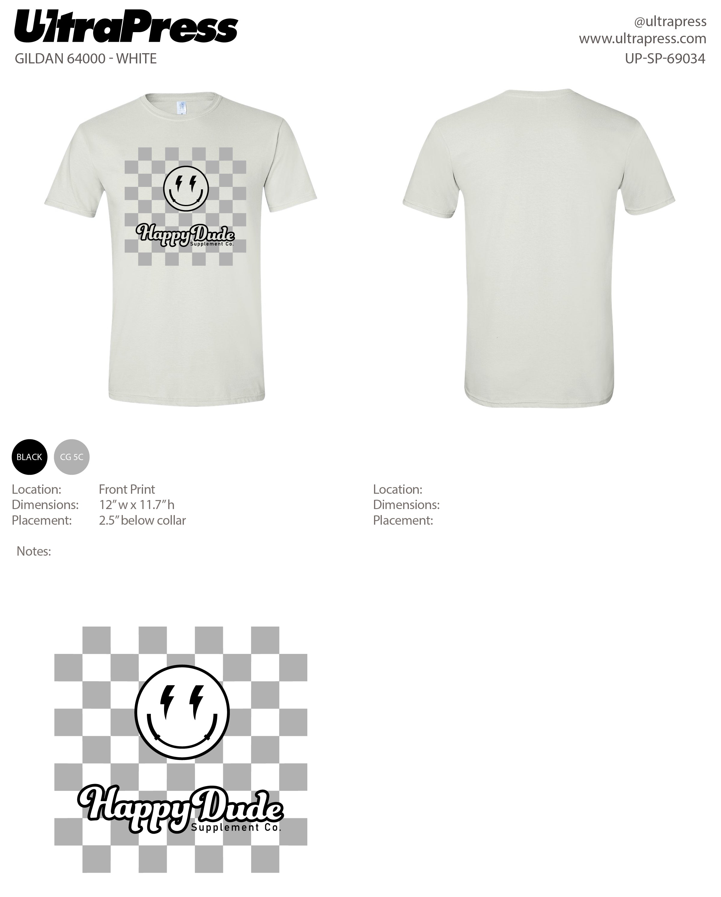 UP-SP-69034 Happy Dude - Kenzie Kramer 100 Pieces Package (Bulk)