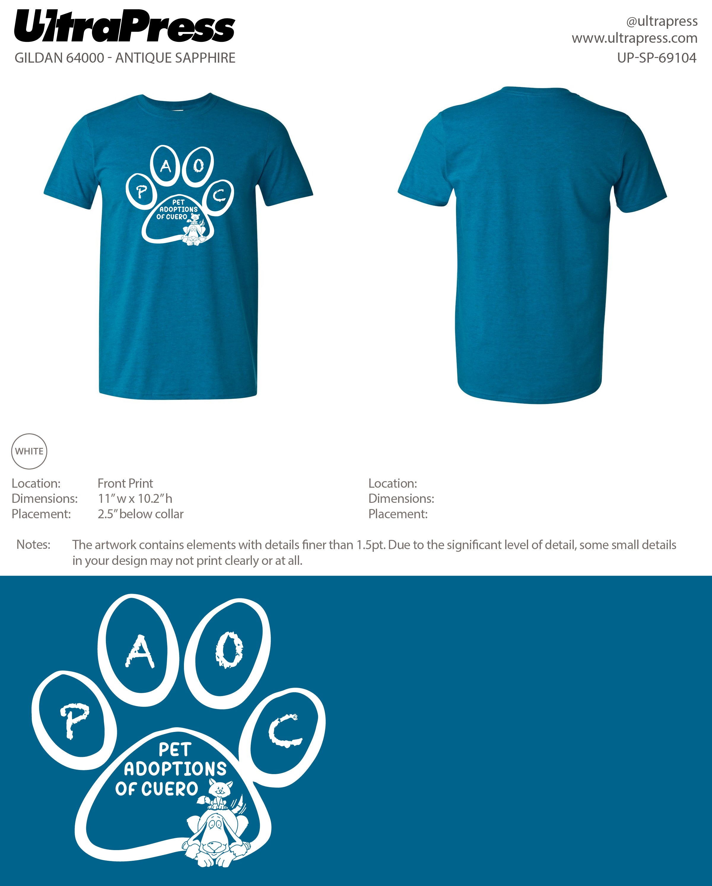 UP-SP-69104 PAOC - Linda Anzaldua 100 Min Qty (Bulk)