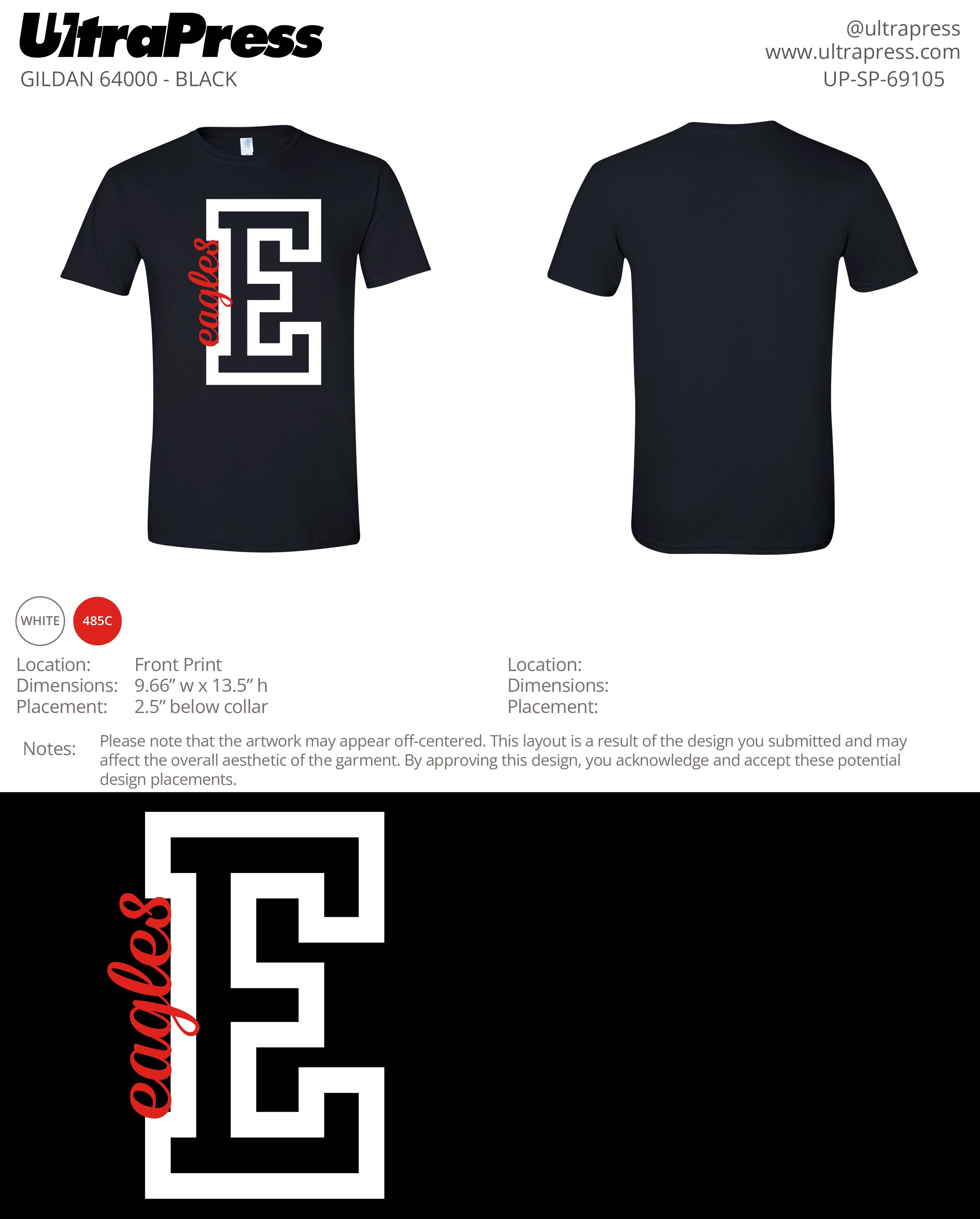 UP-SP-69105 Eagles - Master Brown 100 Min Qty (Bulk)