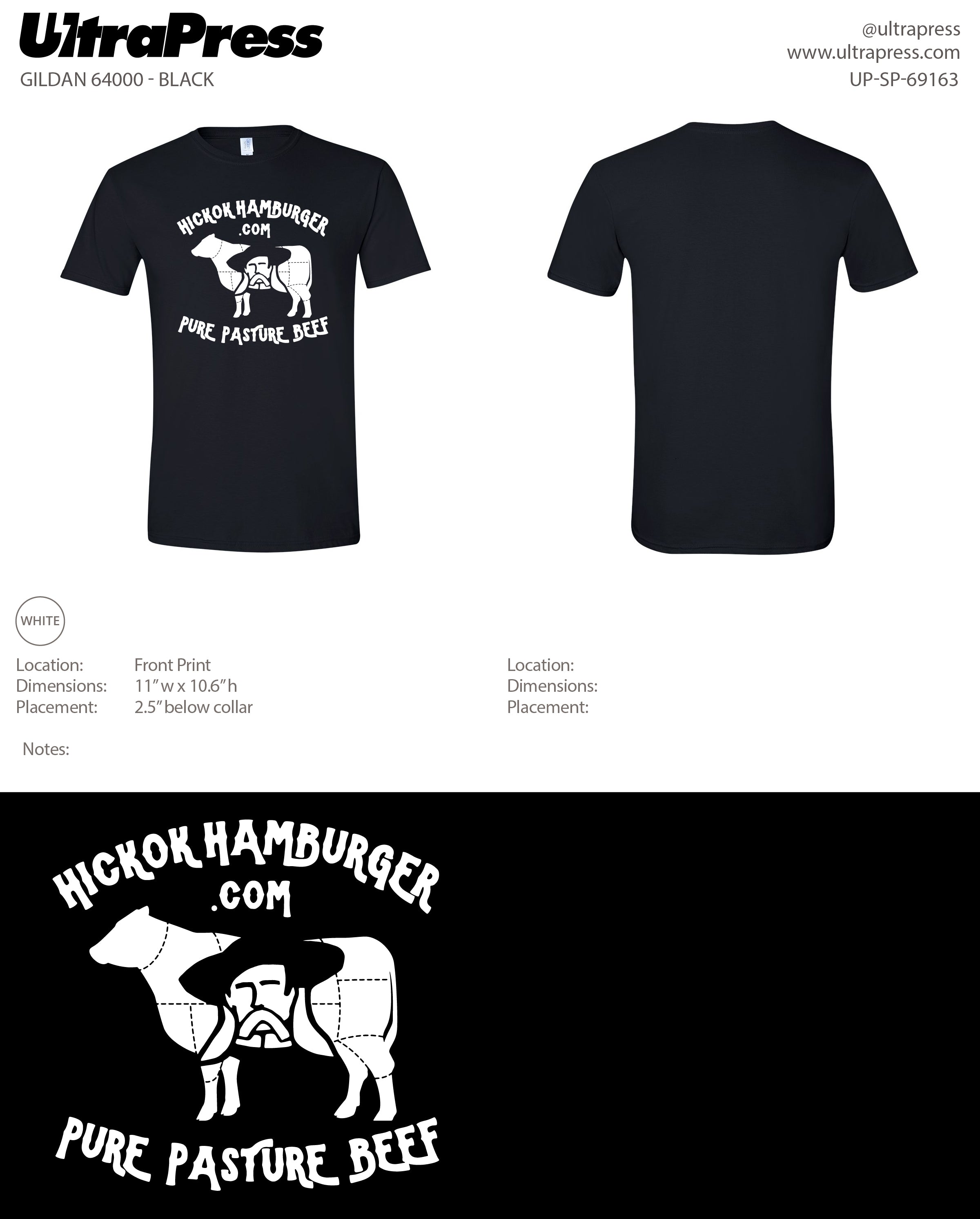 UP-SP-69163 Hickok Hamburger - Eric Honsberger 100 Min Qty (Bulk)