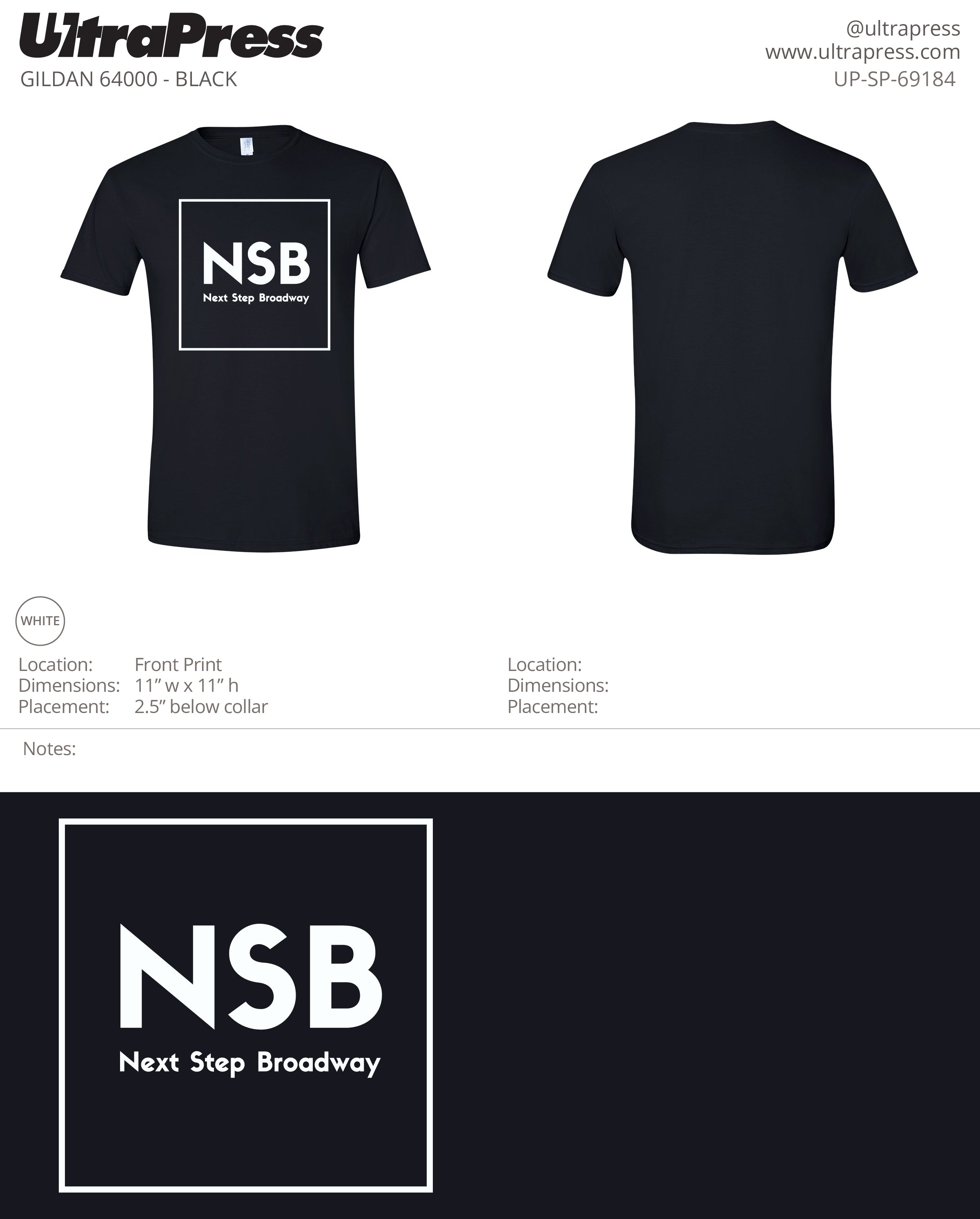 UP-SP-69184 Next Step Broadway - Morgan Hartley 100 Min Qty (Bulk)