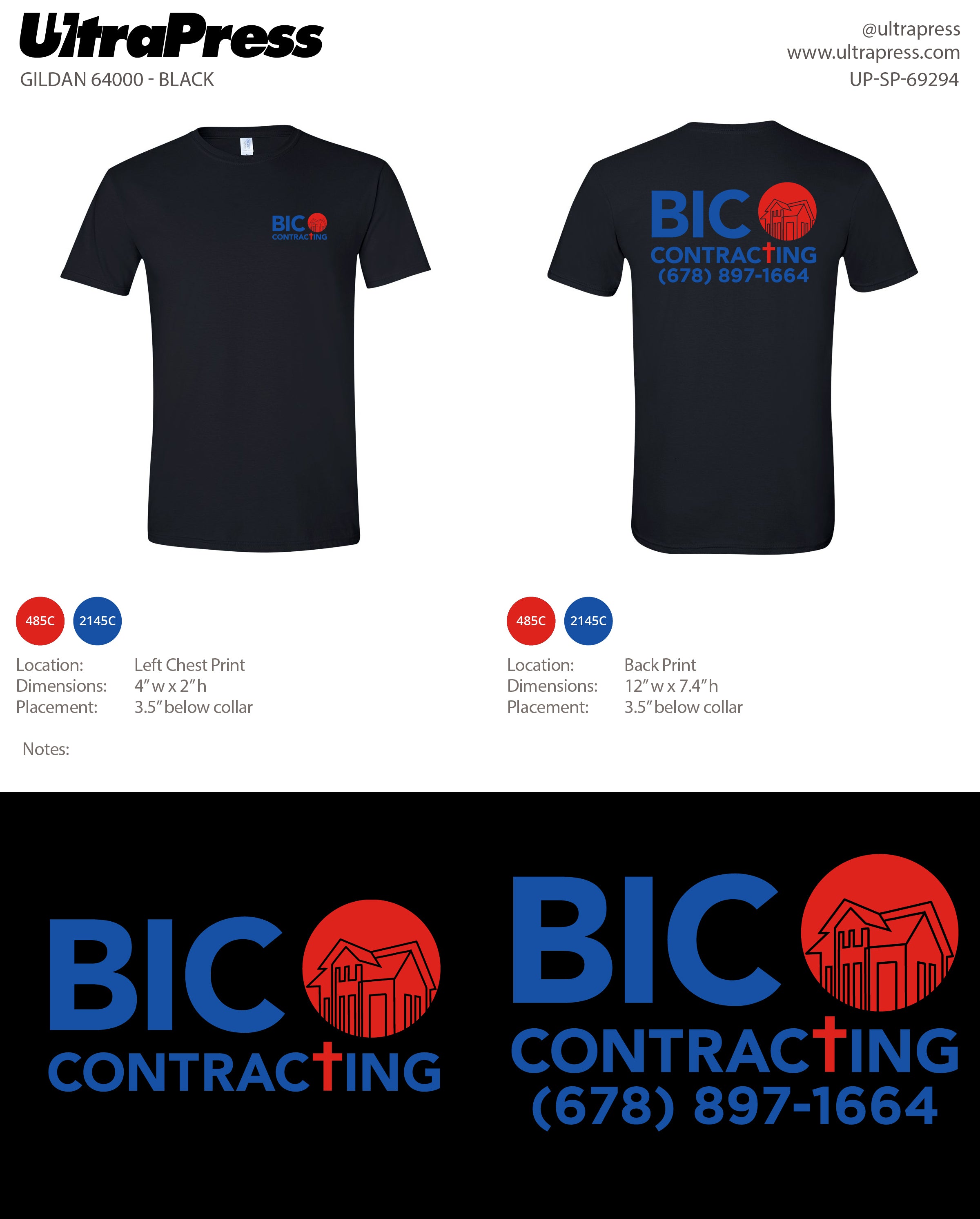 UP-SP-69294 BIC Contracting - John Pernes 100 Pieces Package (Bulk)