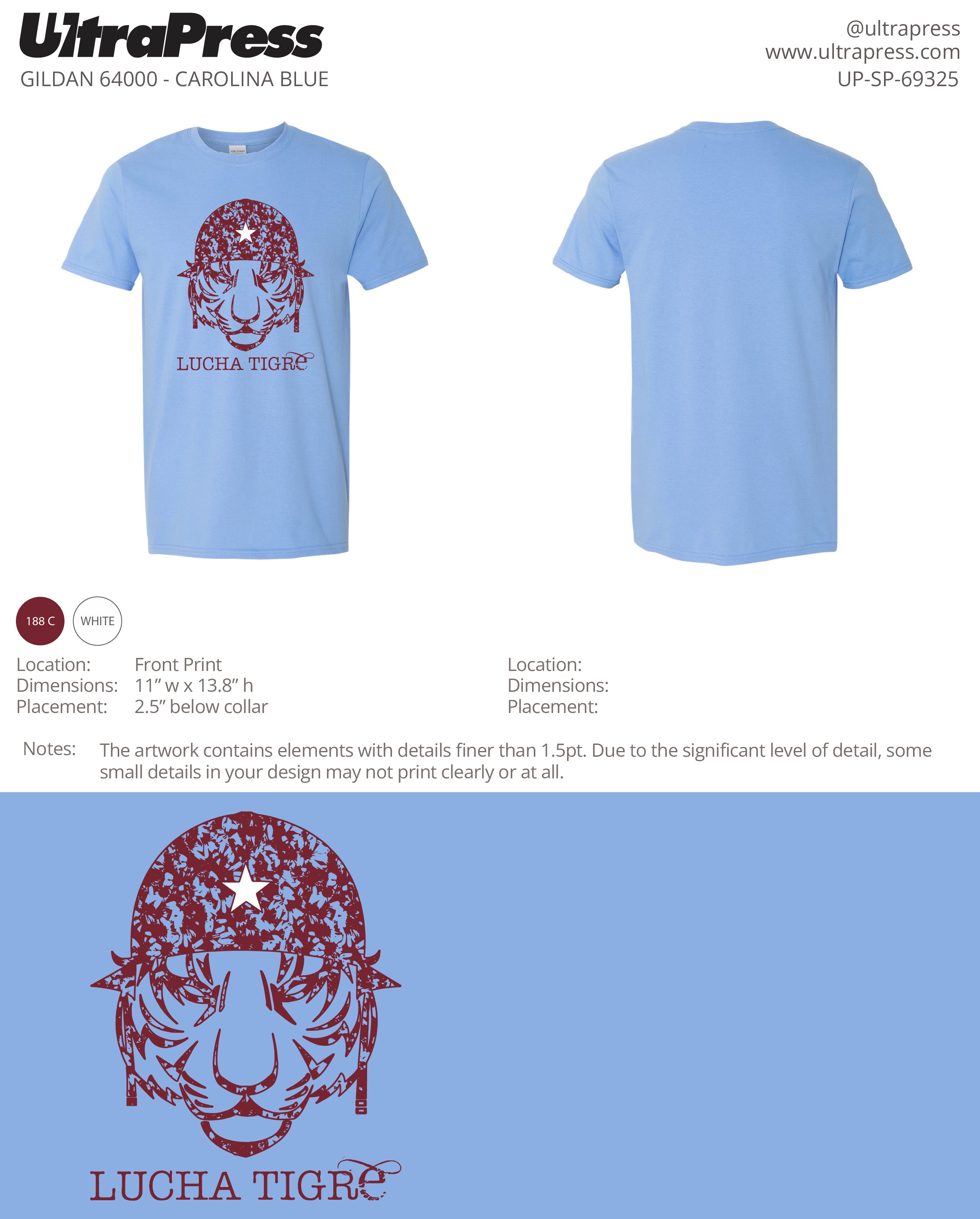 UP-SP-69325 Lucha Tigre - Khoa Dinh 100 Pieces Package (Bulk)