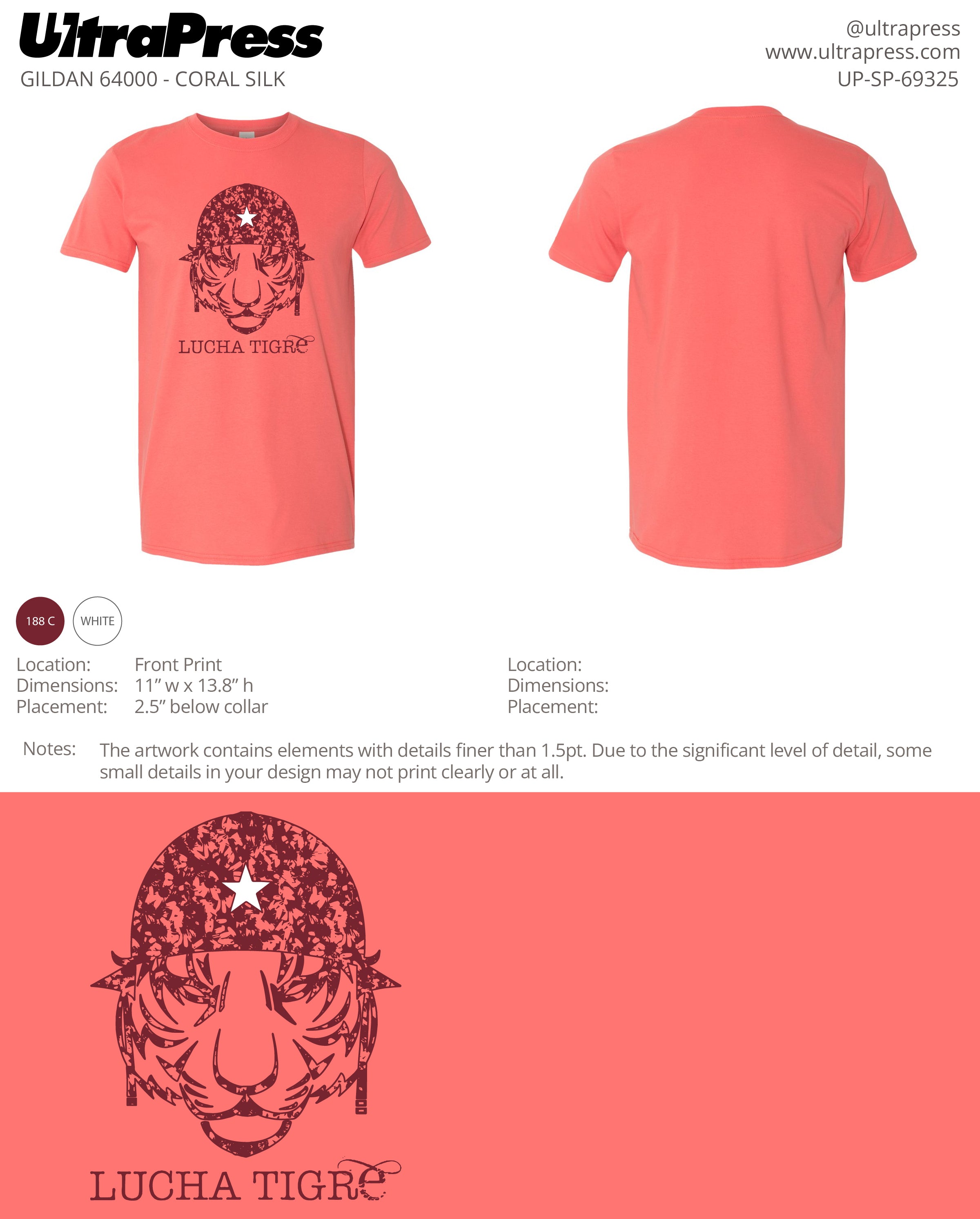 UP-SP-69325 Lucha Tigre - Khoa Dinh 100 Pieces Package (Bulk)