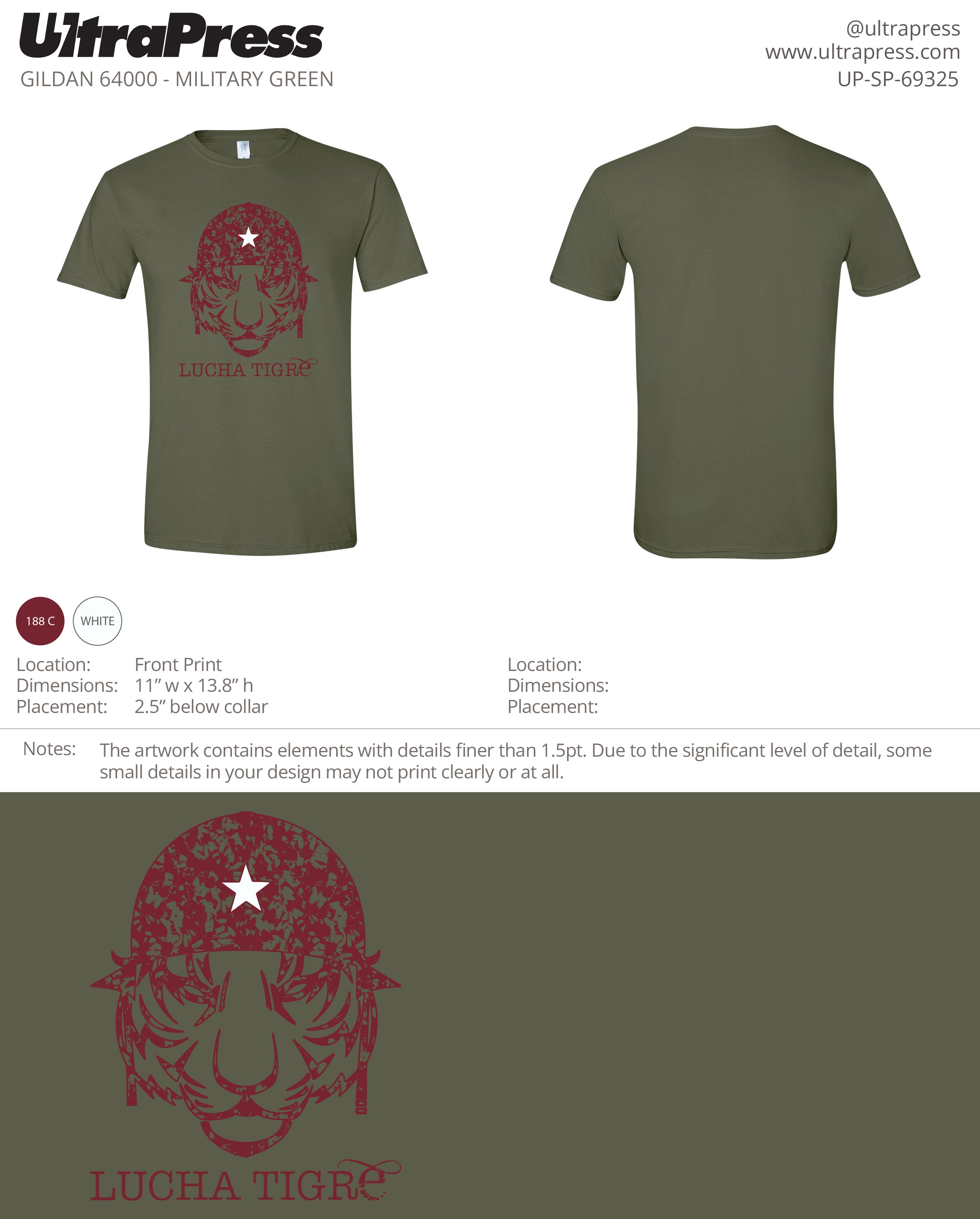 UP-SP-69325 Lucha Tigre - Khoa Dinh 100 Pieces Package (Bulk)