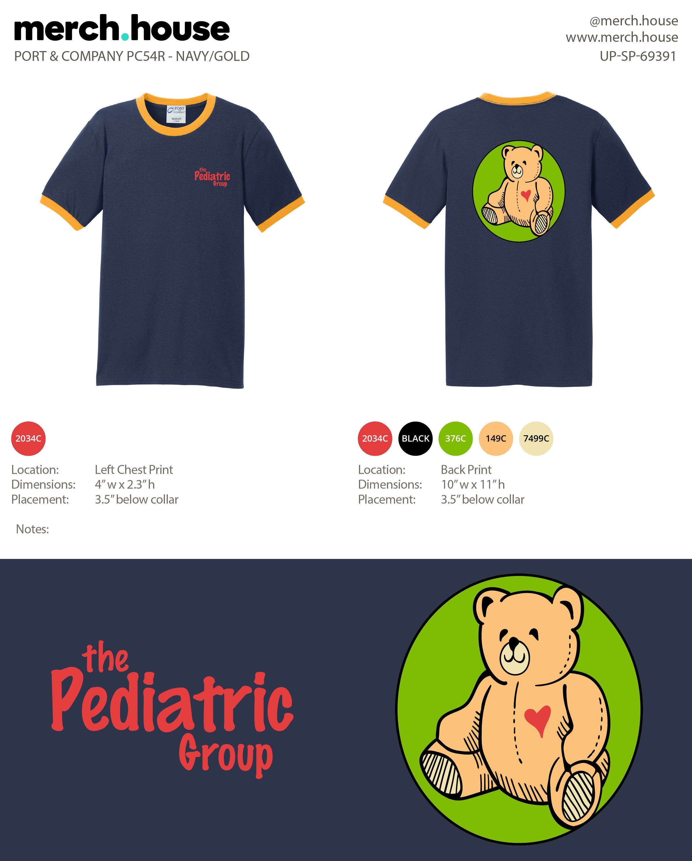 UP-SP-69391 The Pediatic Group - Delia Phibbons 48 Min Qty (Bulk)