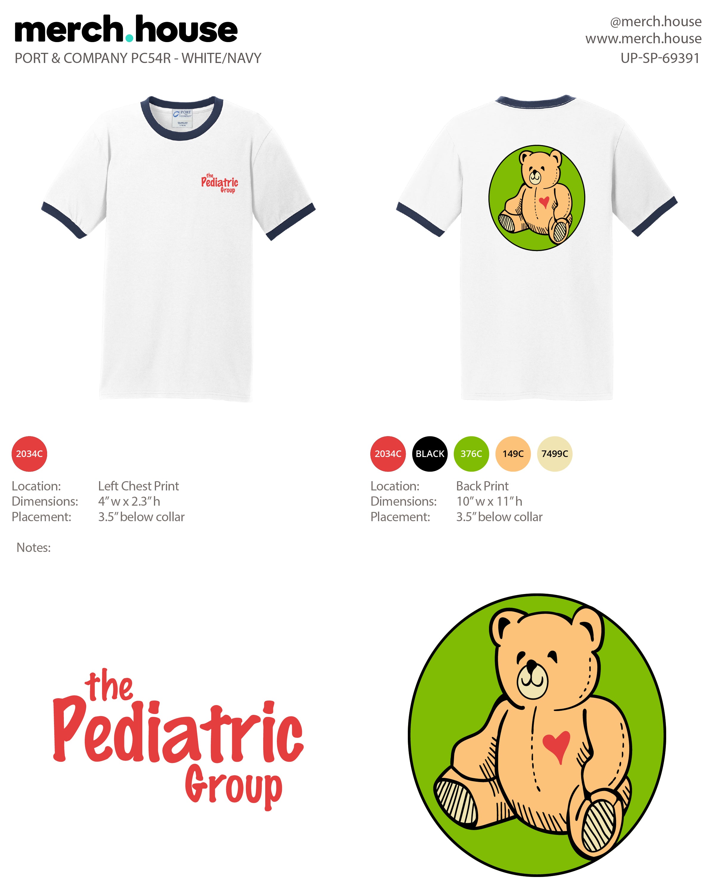 UP-SP-69391 The Pediatic Group - Delia Phibbons 48 Min Qty (Bulk)