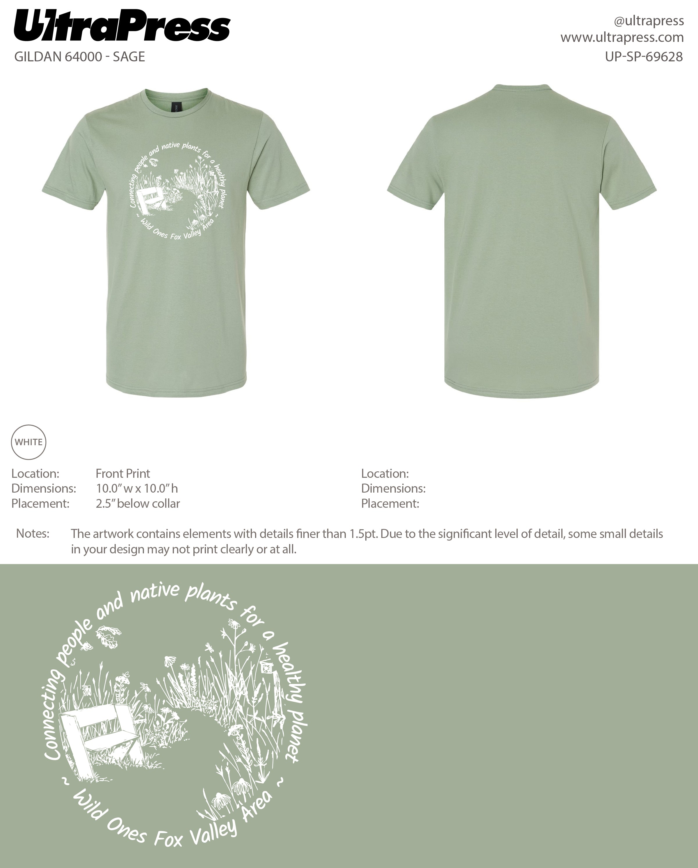 UP-SP-69628 Wild Ones Fox Valley Area - Shannon Davis-Foust 100 Pieces Package (Bulk)