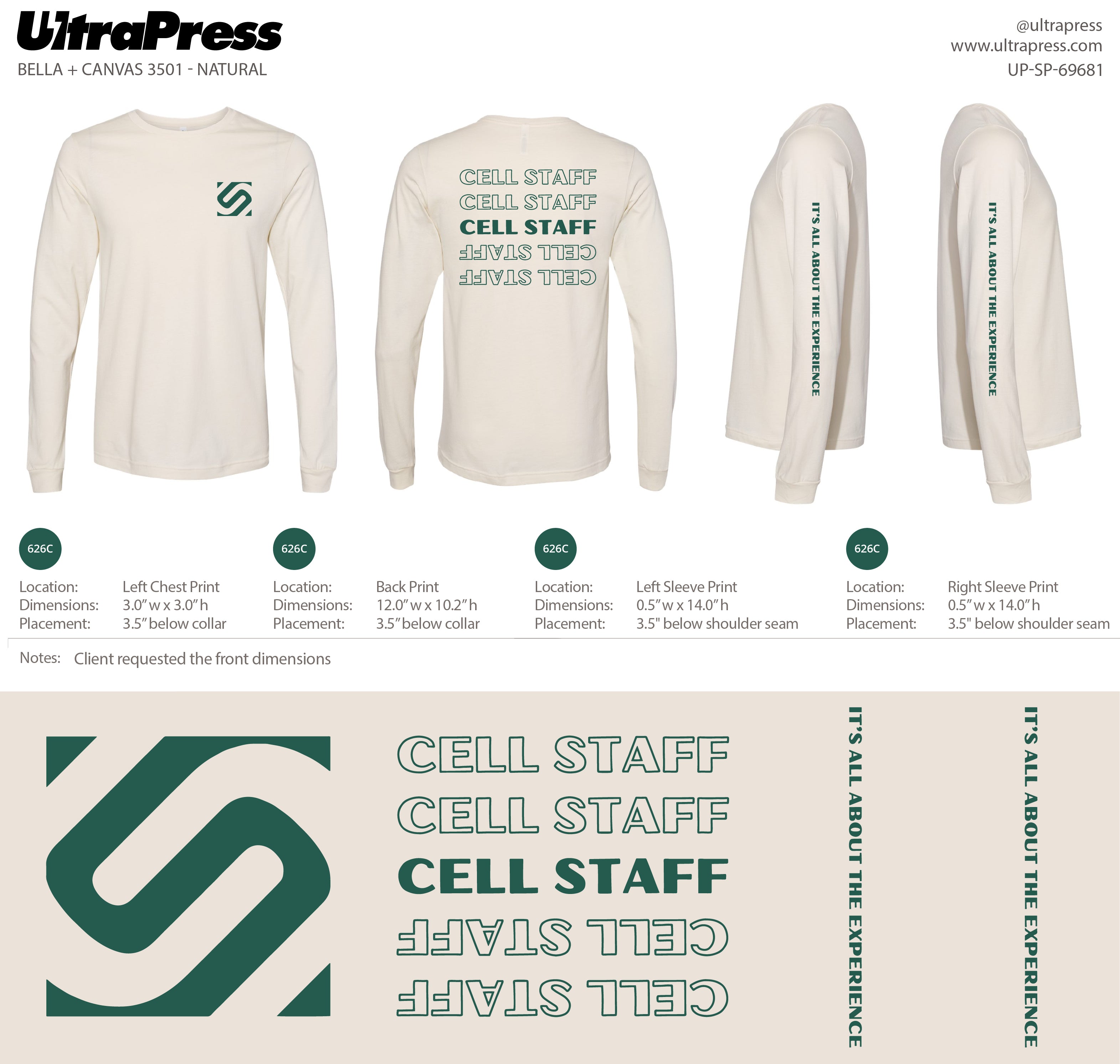 UP-SP-69681 Cell Staff - Grace Faulkner 72 Min Qty (Bulk)