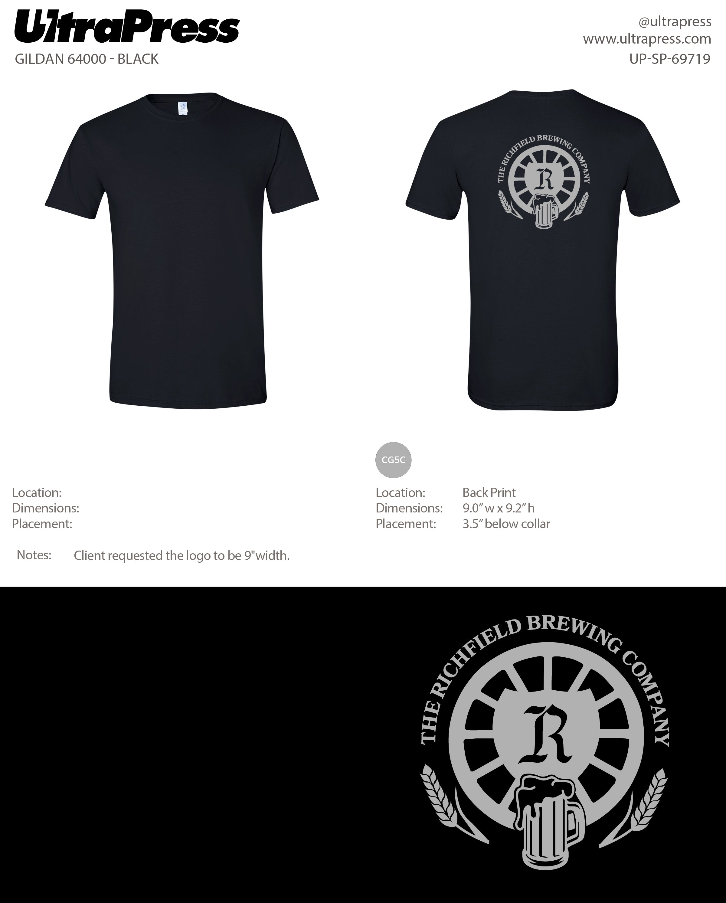 UP-SP-69719 The Richfield Brewing Company - John Dobrzeniecki 100 Pieces Package (Bulk)