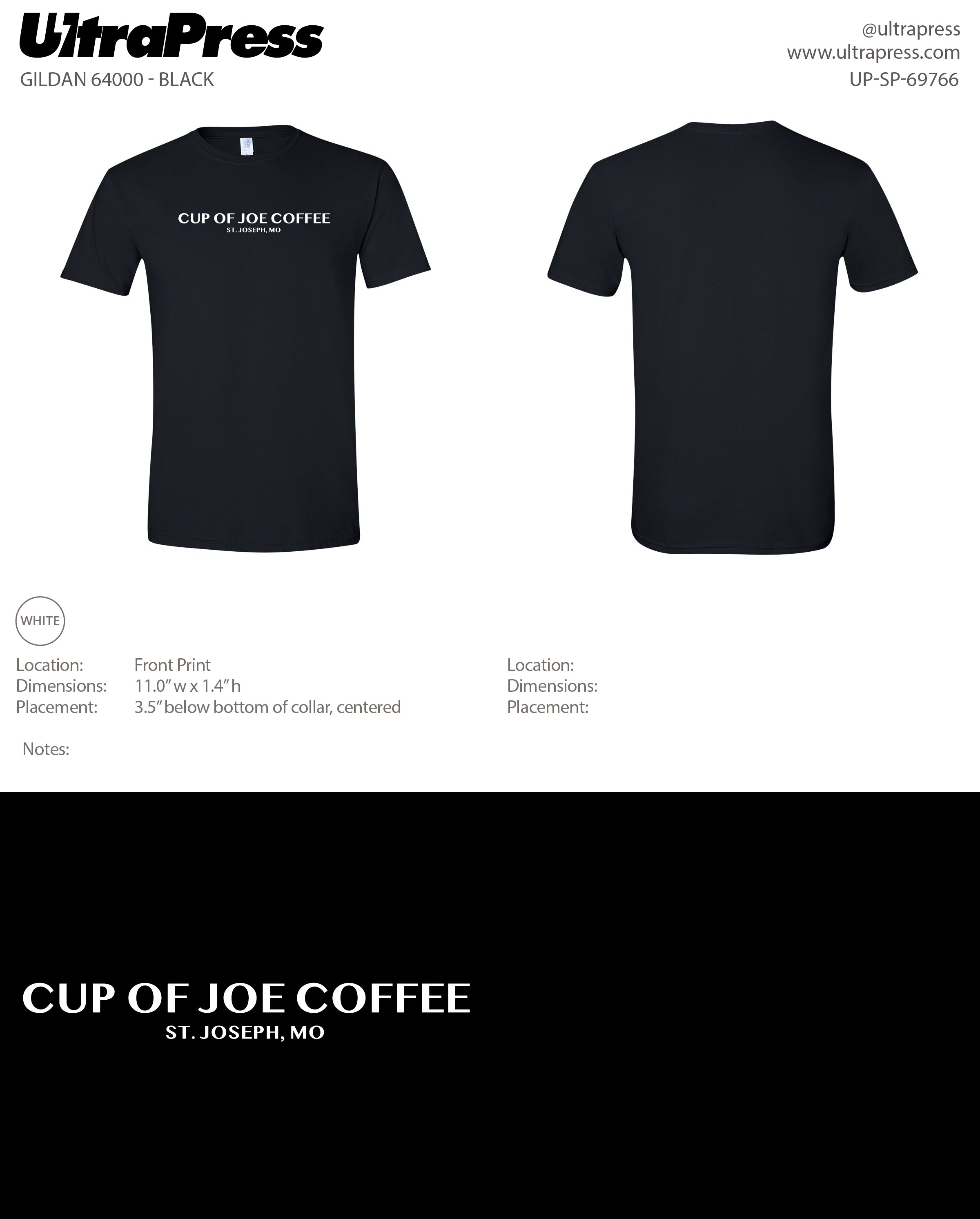 UP-SP-69766 Cup of Joe Coffee - Katie Lane 100 Pieces Package (Bulk)