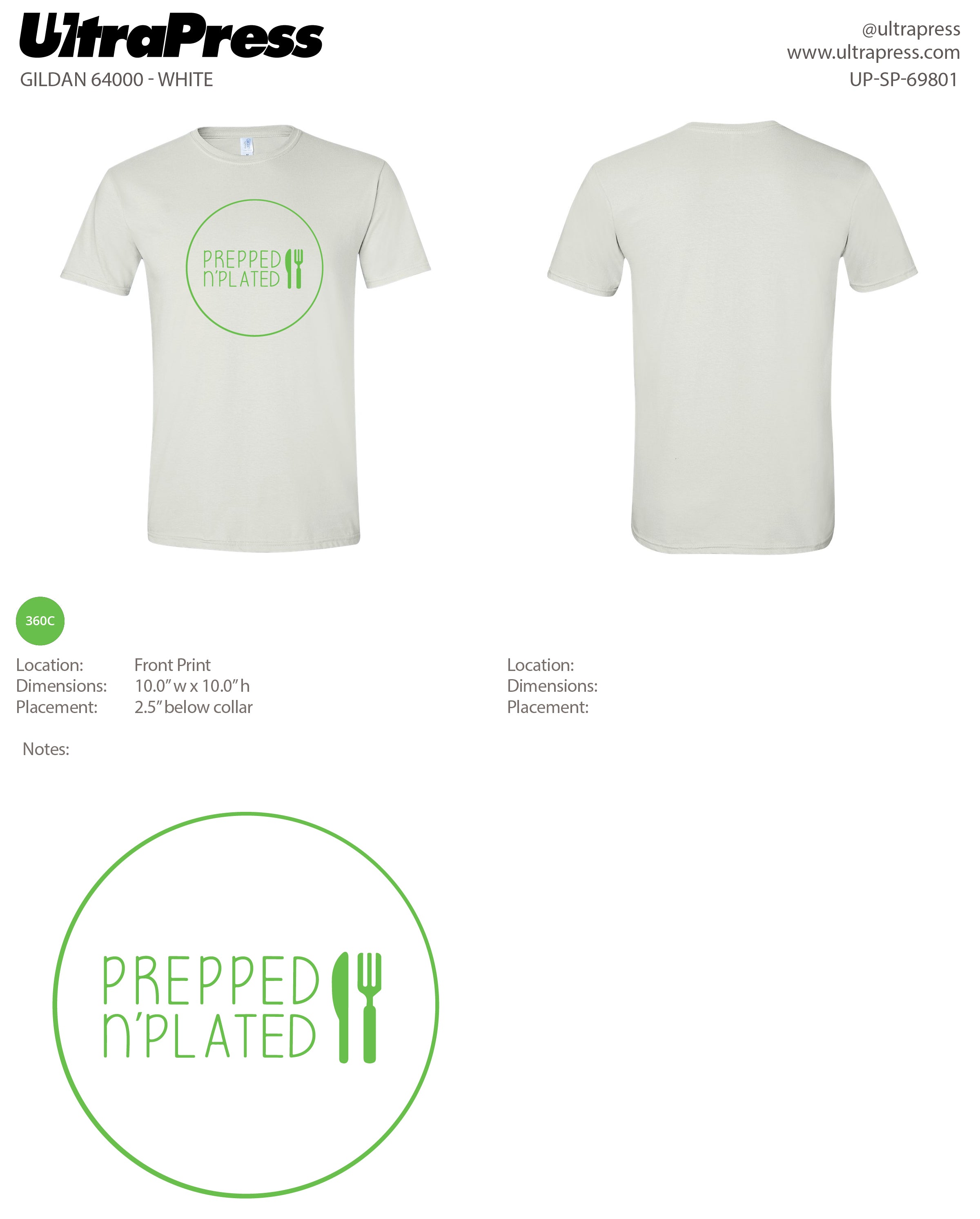 UP-SP-69801 Prepped N'Plated - Angela Domin 100 Min Qty (Bulk)