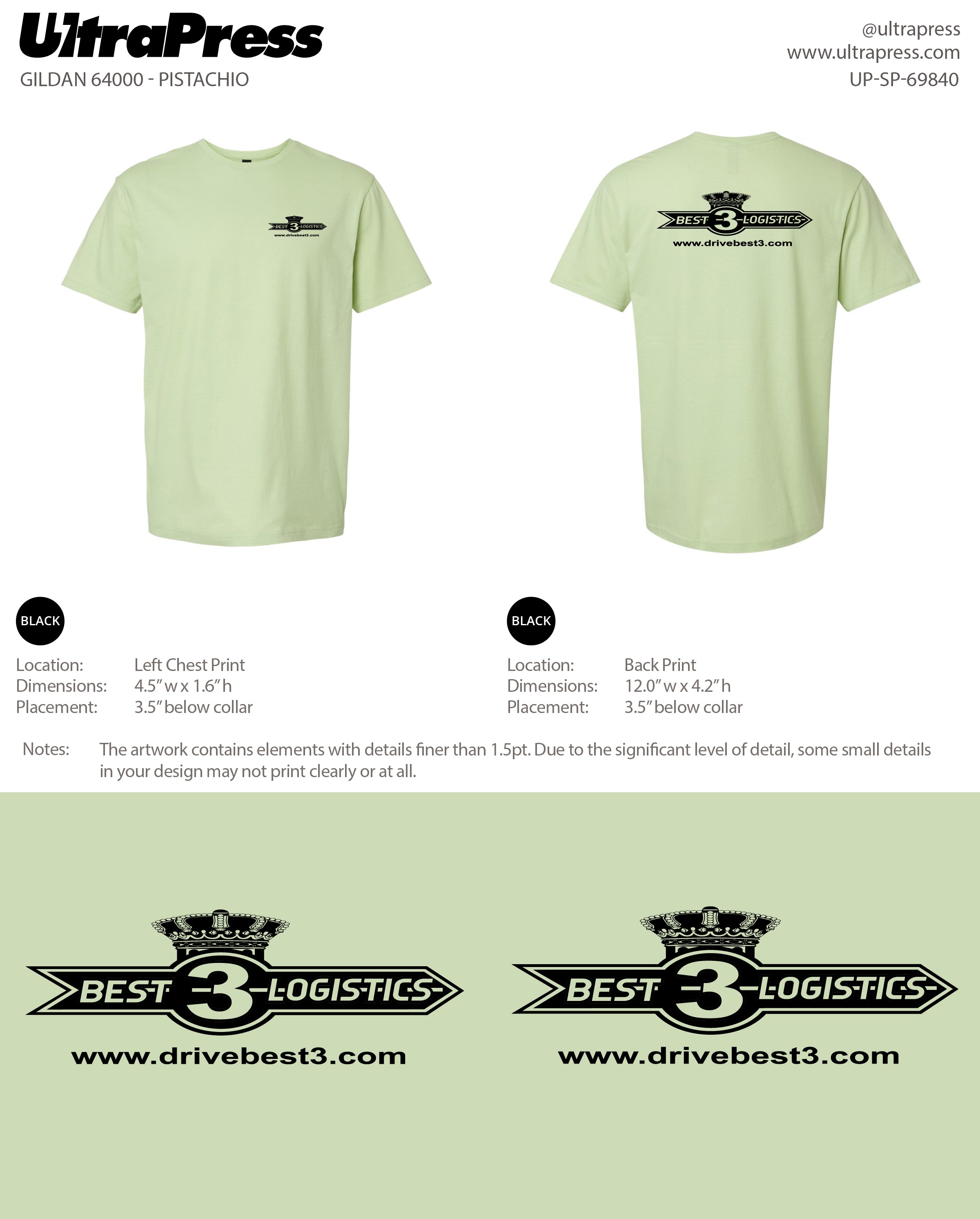 UP-SP-69840 Drive Best 3 - Dragan Gjorgievski 100 Min Qty (Bulk)