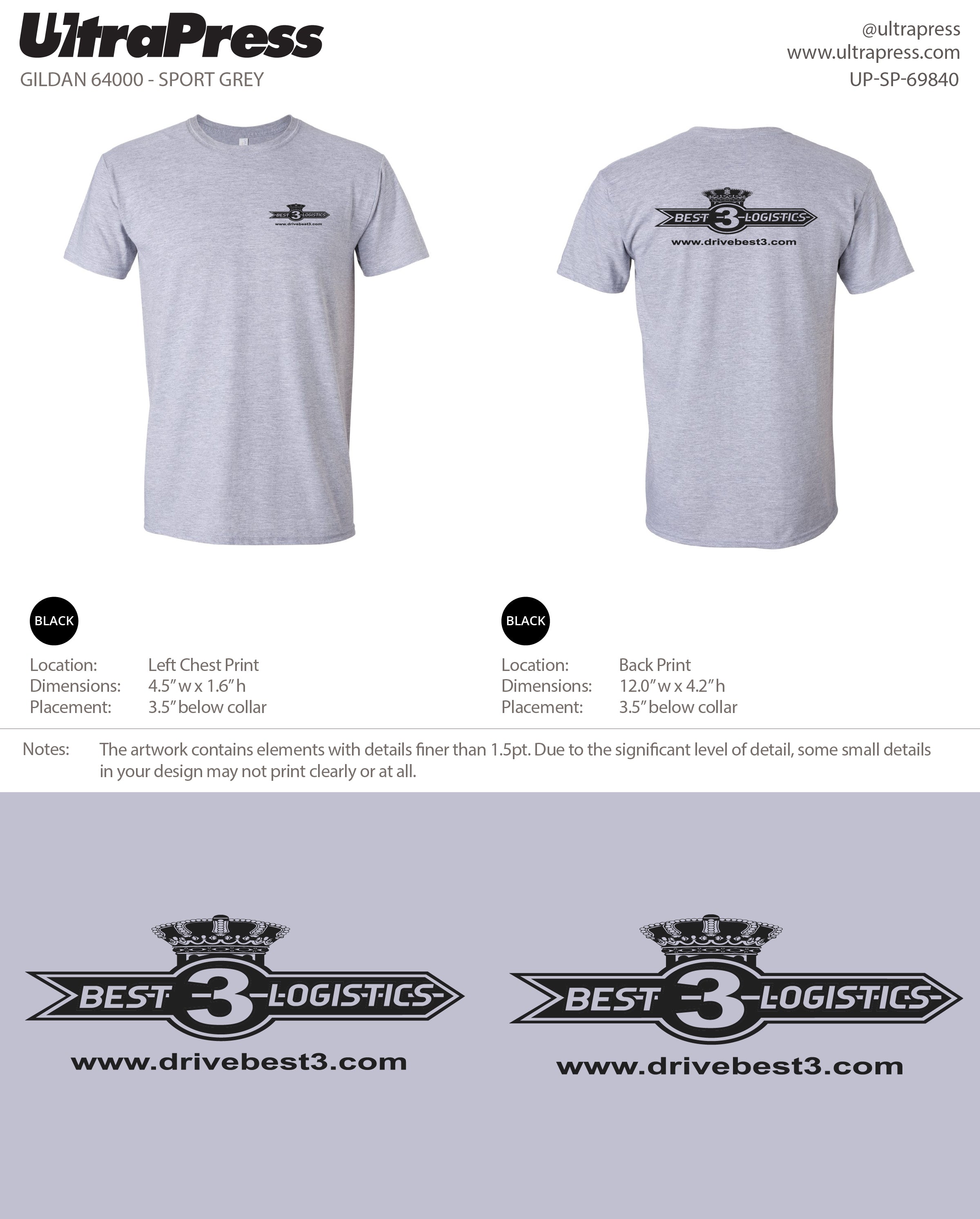 UP-SP-69840 Drive Best 3 - Dragan Gjorgievski 100 Min Qty (Bulk)