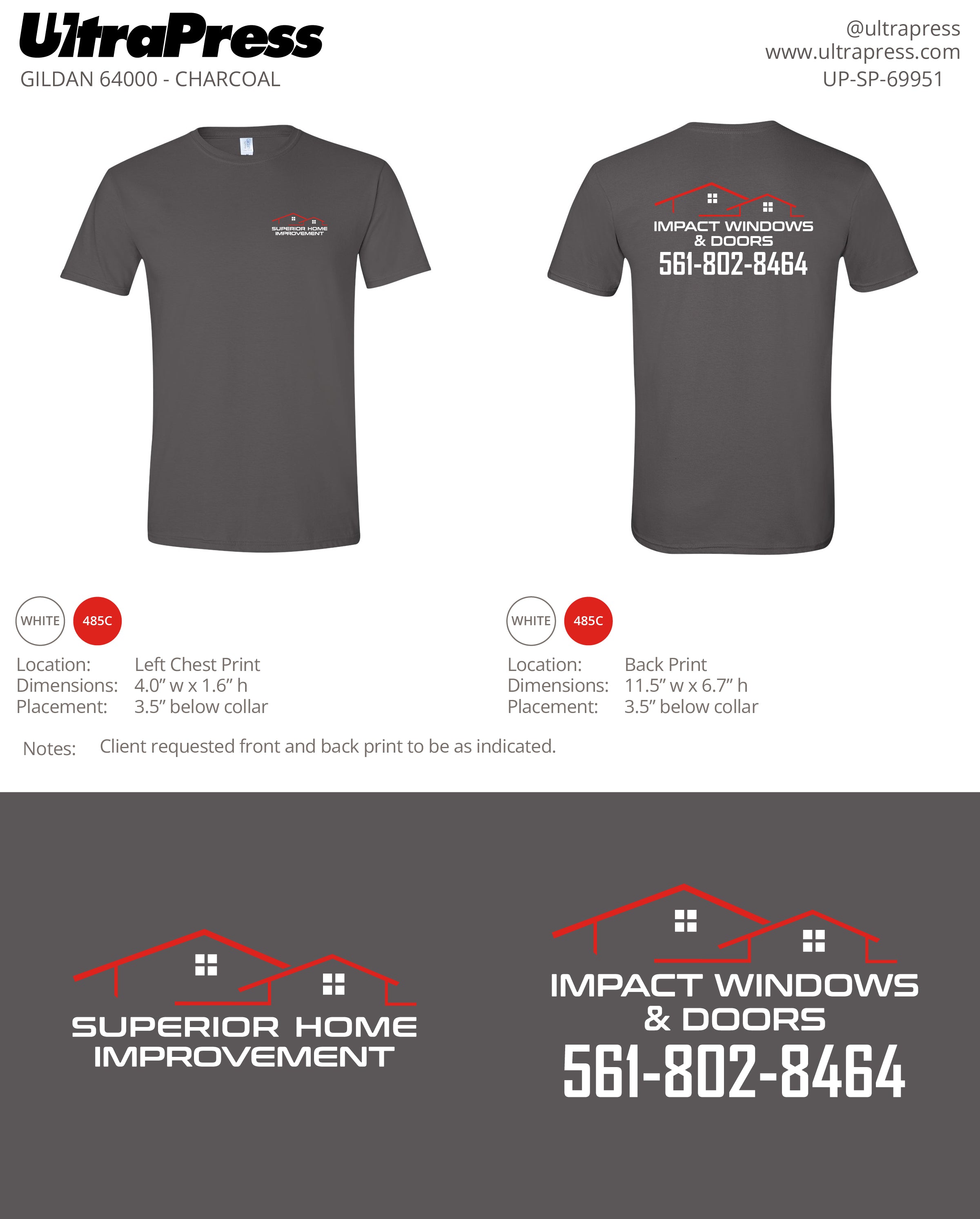 UP-SP-69951 Superior Home Improvement - Joe Eichenlaub 100 Min Qty (Bulk)