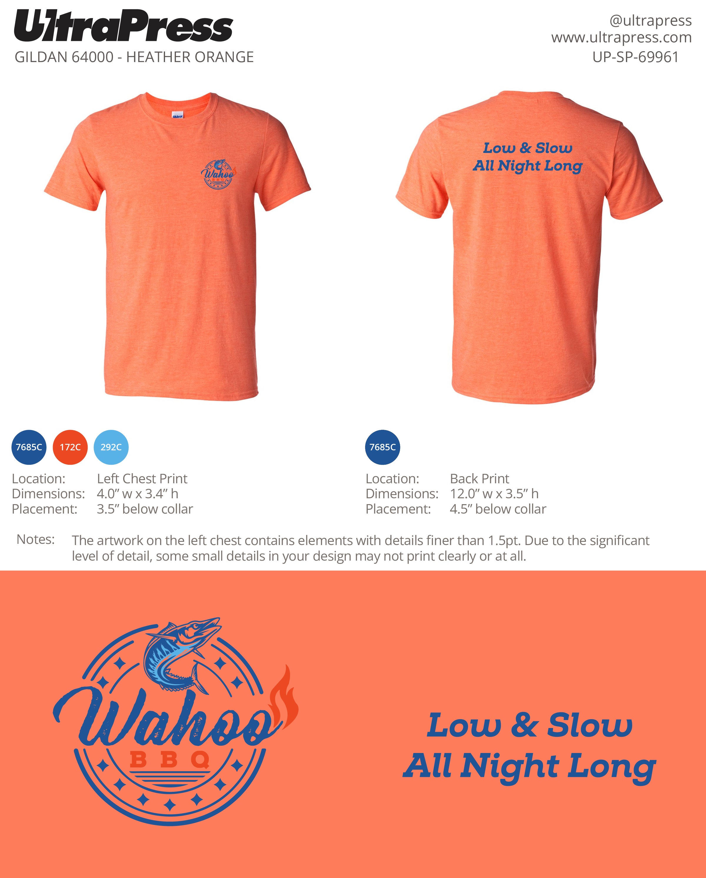 UP-SP-69961 Wahoo BBQ Low & Slow All Night Long - Howard Brown 24 Min Qty (Bulk)