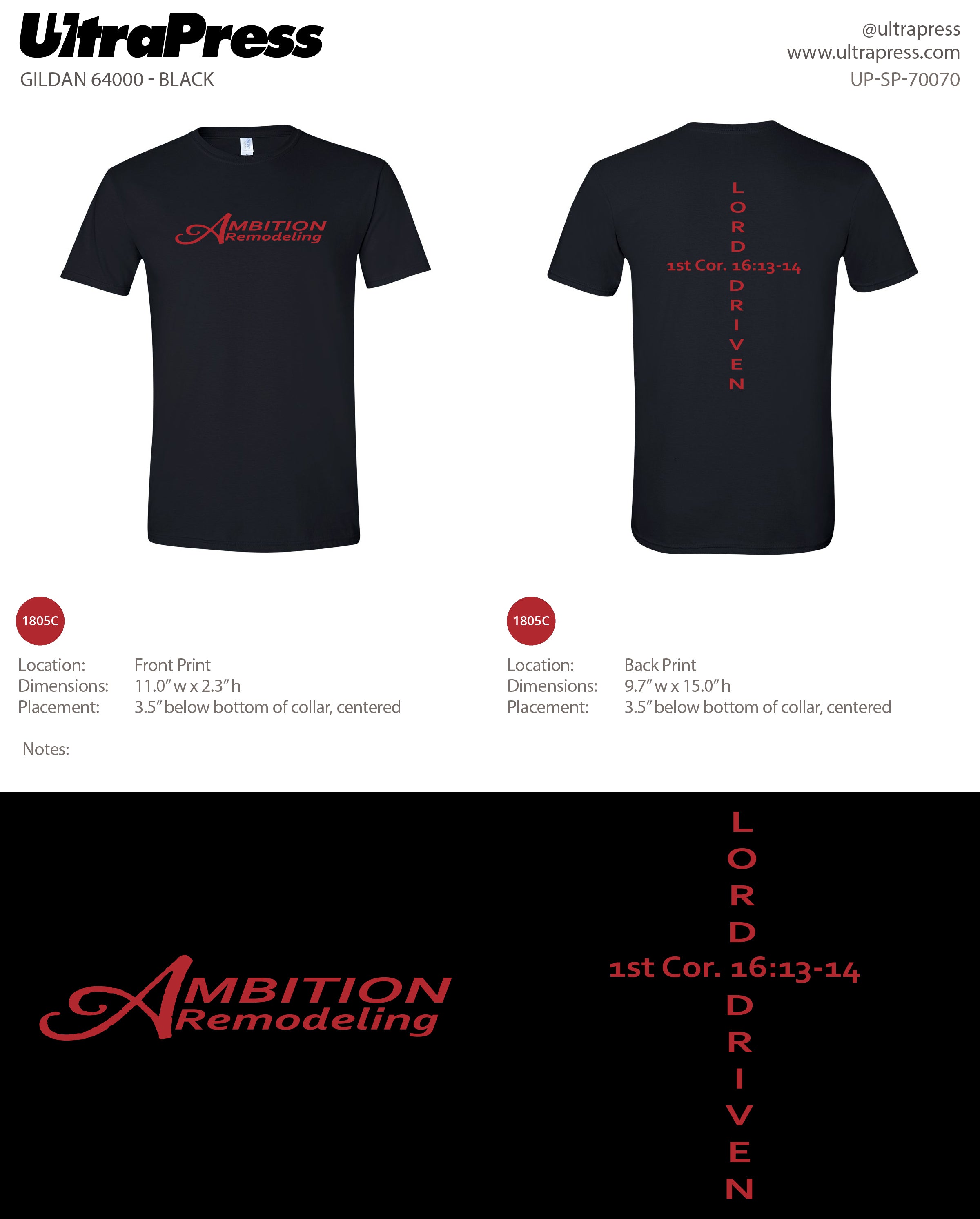 UP-SP-70070 Ambition Remodeling - Carmelo Rodello 24 Min Qty (Bulk)