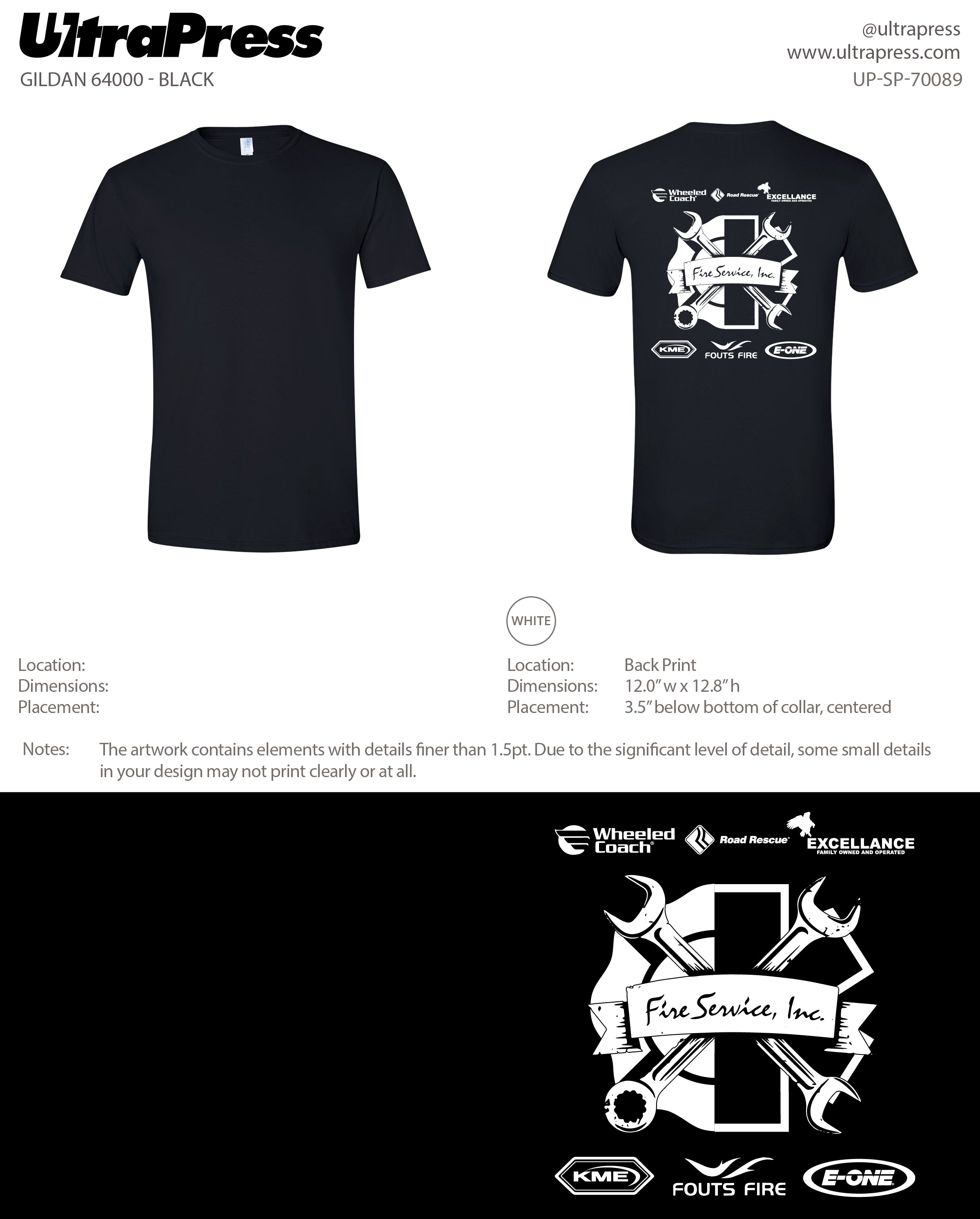 UP-SP-70089 Fire Service Inc - Rachel Suggs 100-Piece Package (Bulk)