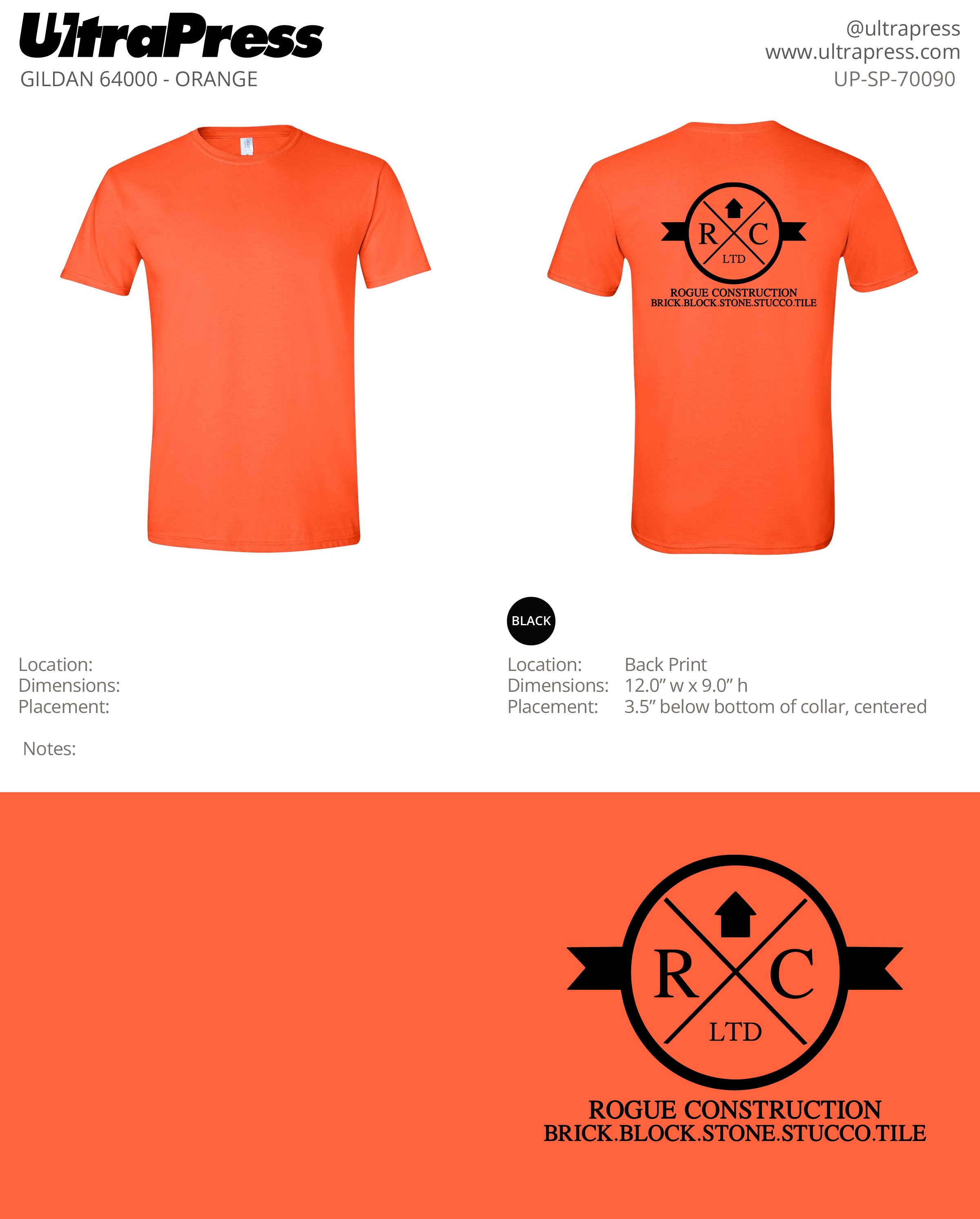 UP-SP-70090 Rogue Construction - Brad Baxter 100-Piece Package (Bulk)