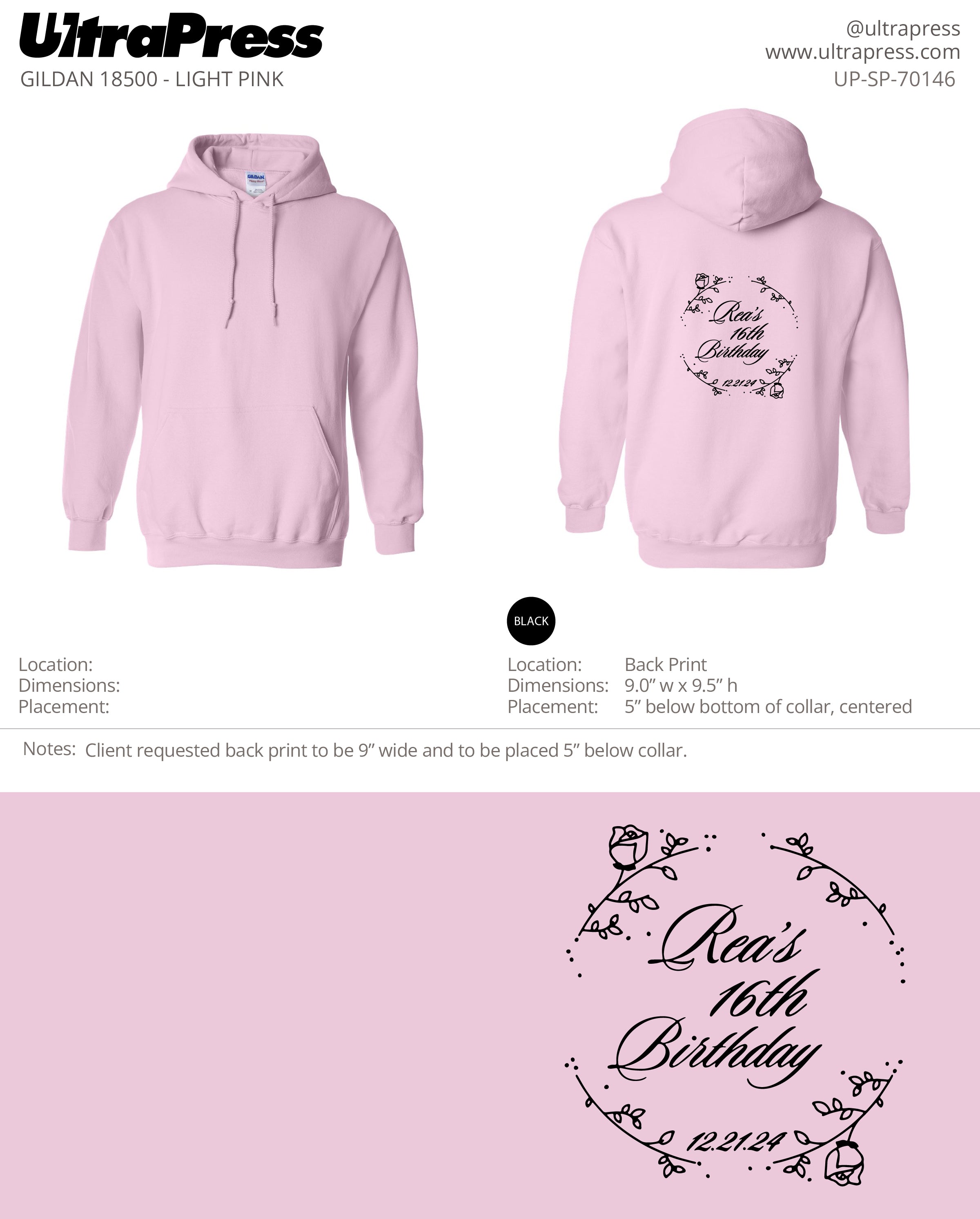 UP-SP-70146 Rea's 16th Birthday - Anna Papraniku 24 Min Qty (Bulk)