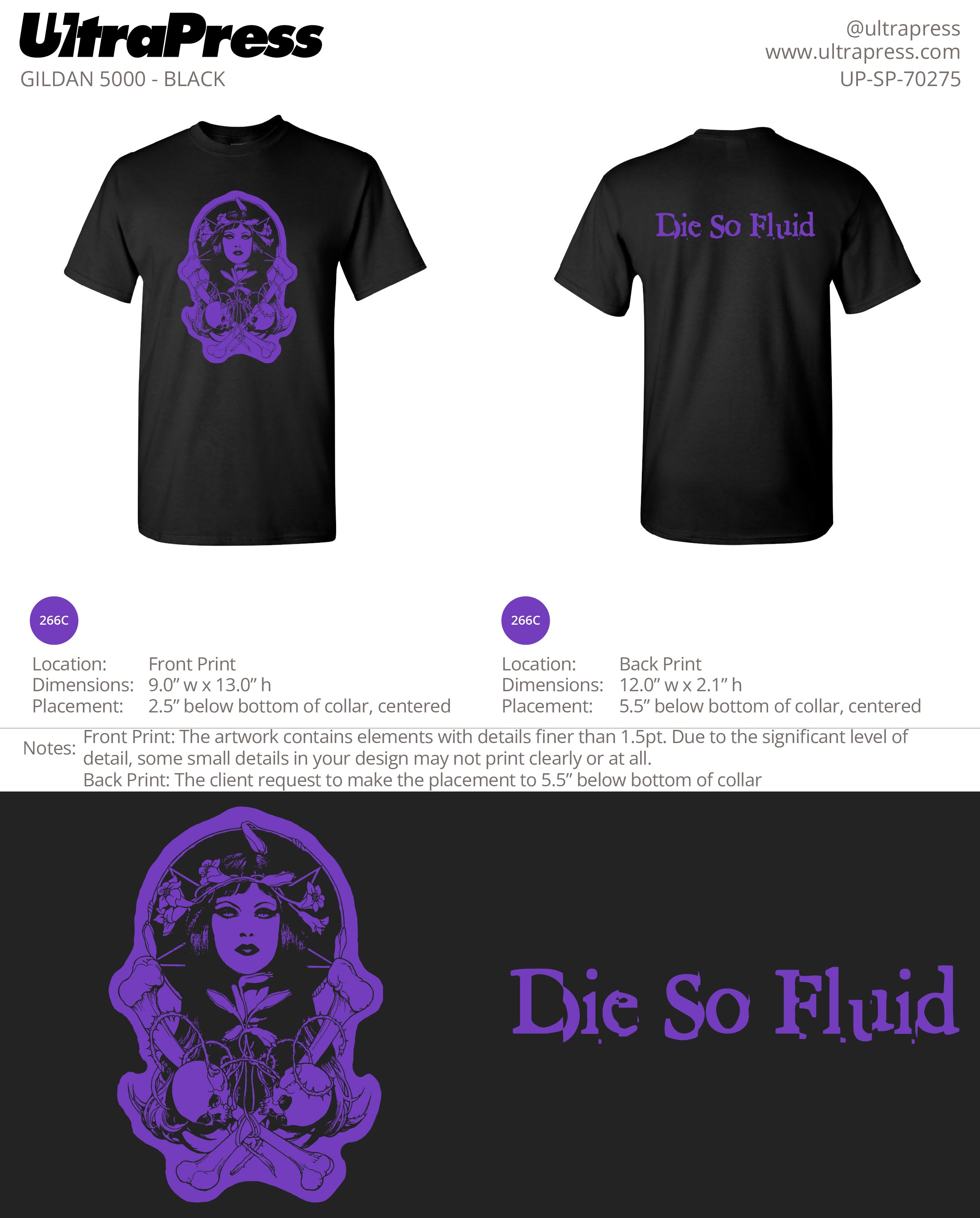 UP-SP-70275 Die So Fluid - Georgina Lisee 72 Min Qty (Bulk)