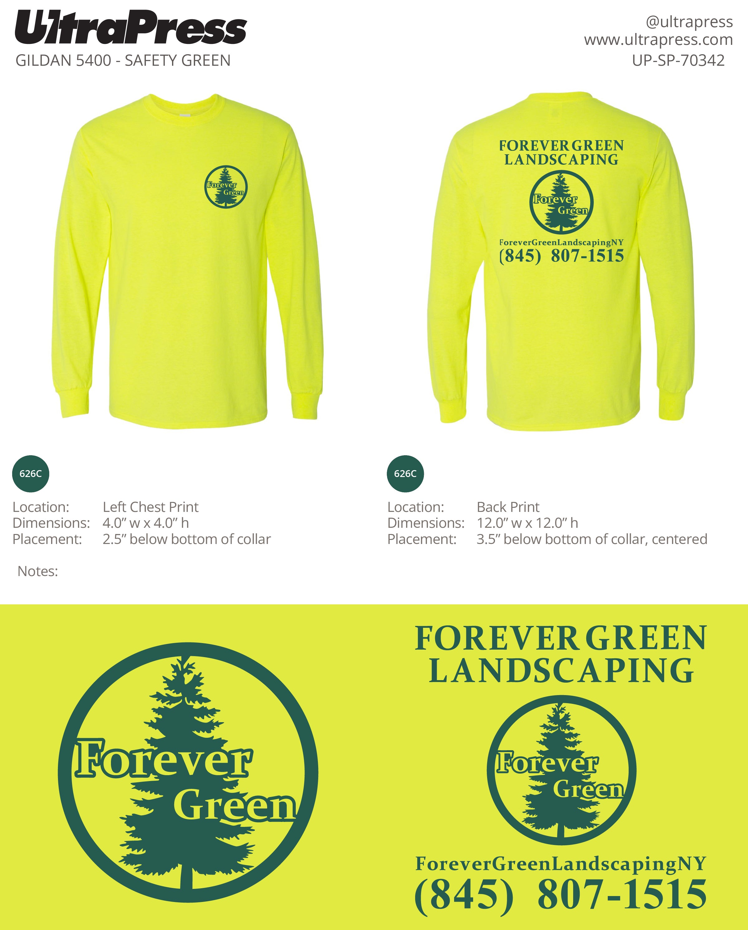 UP-SP-70342 Forever Green Landscaping - Jairo Guerrero 24 Min Qty (Bulk)