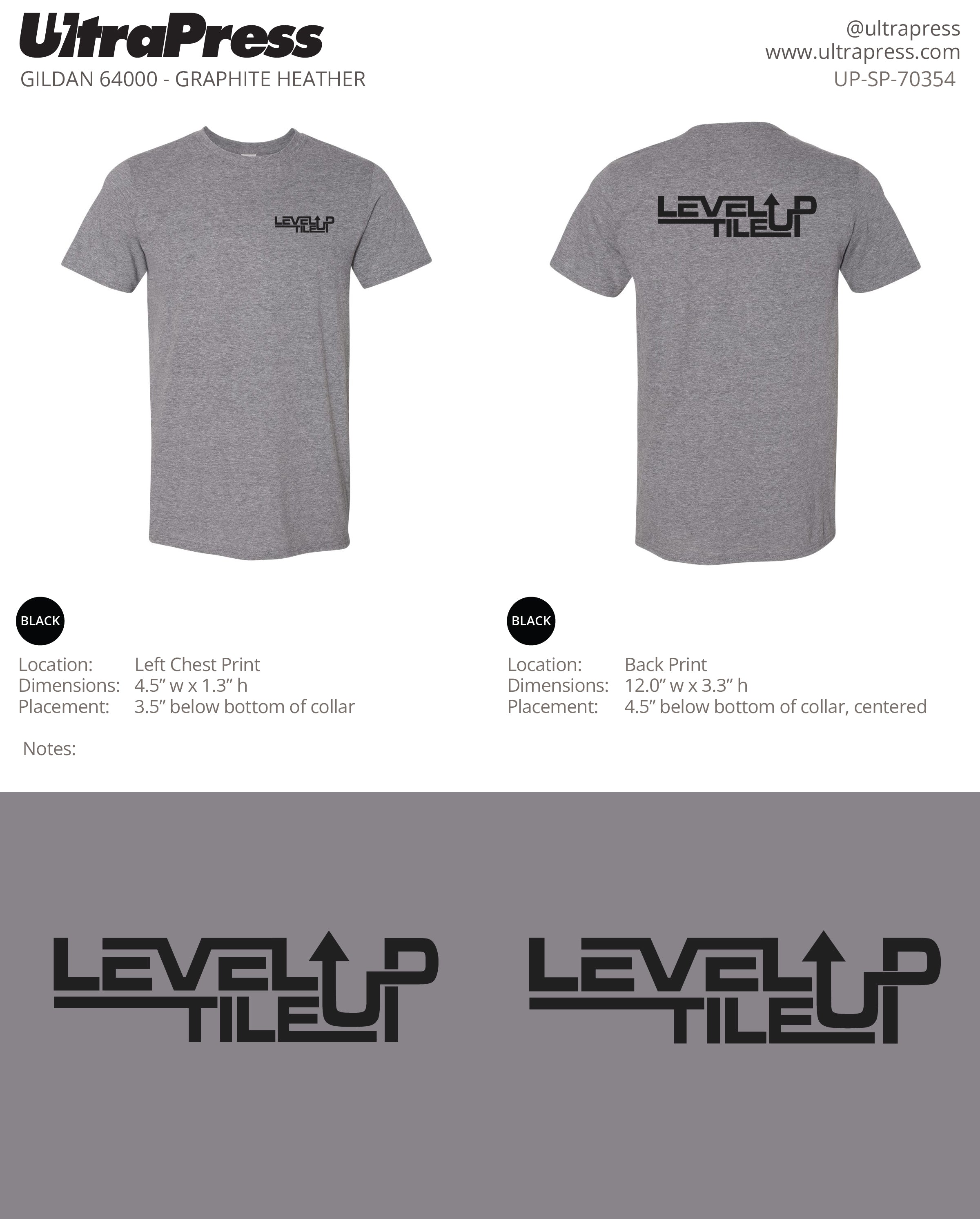 UP-SP-70354 Level Up Tile - Felipe Maciel Ortiz 100 Pieces Package (Bulk)